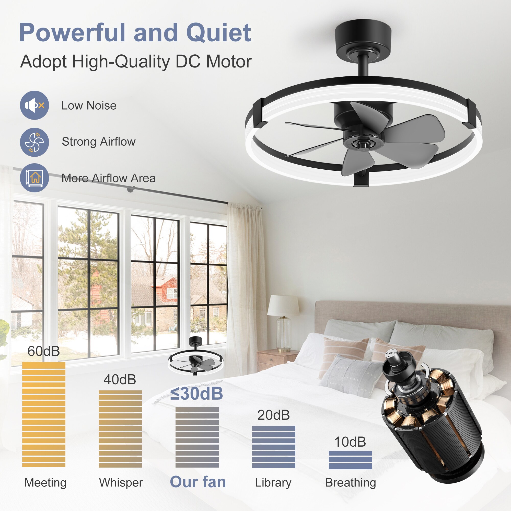 Airsurfer AS-33082-BK Ceiling-Fans - View #7