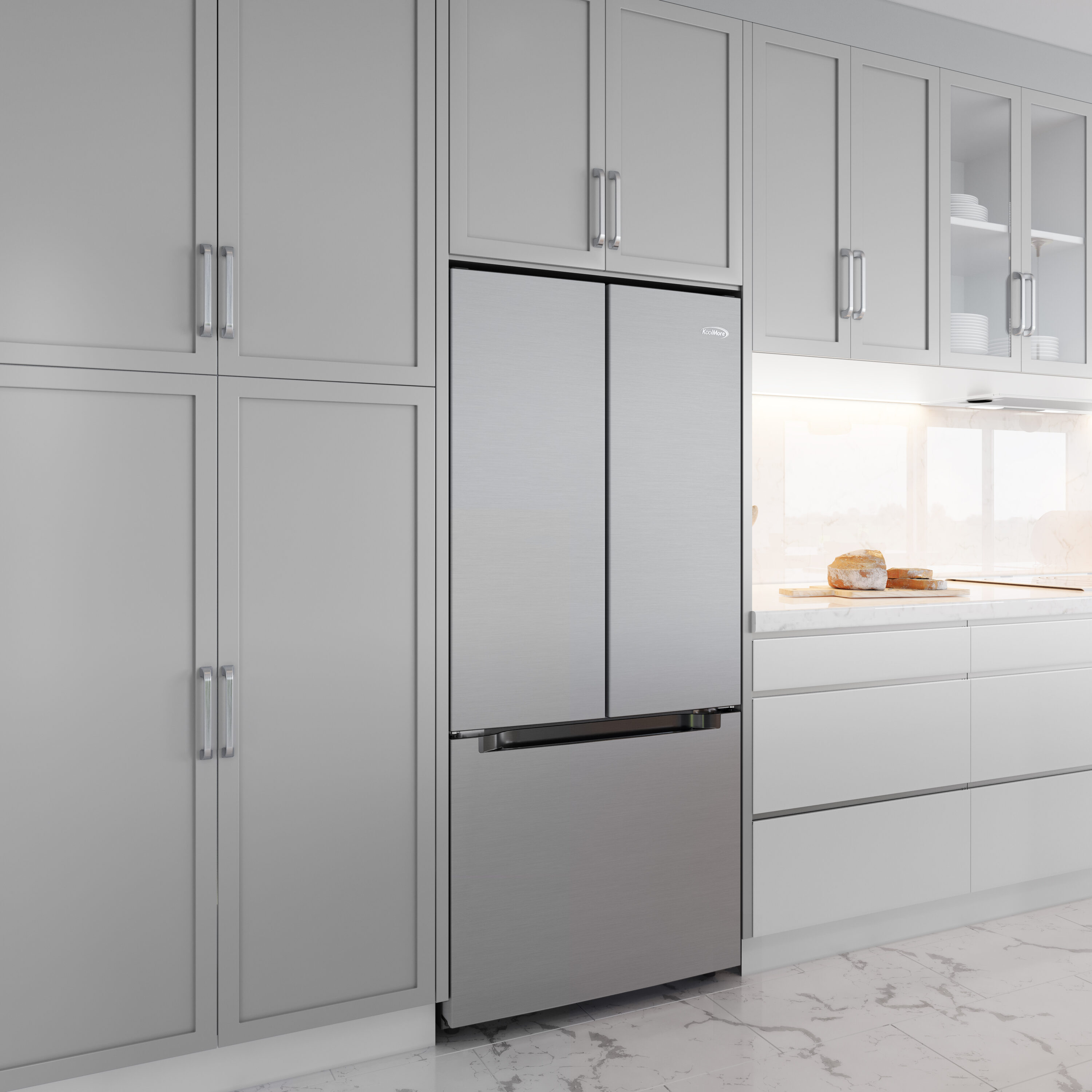 KoolMore LOW-KM-RERFDSS-18C French-Door-Refrigerators - View #17
