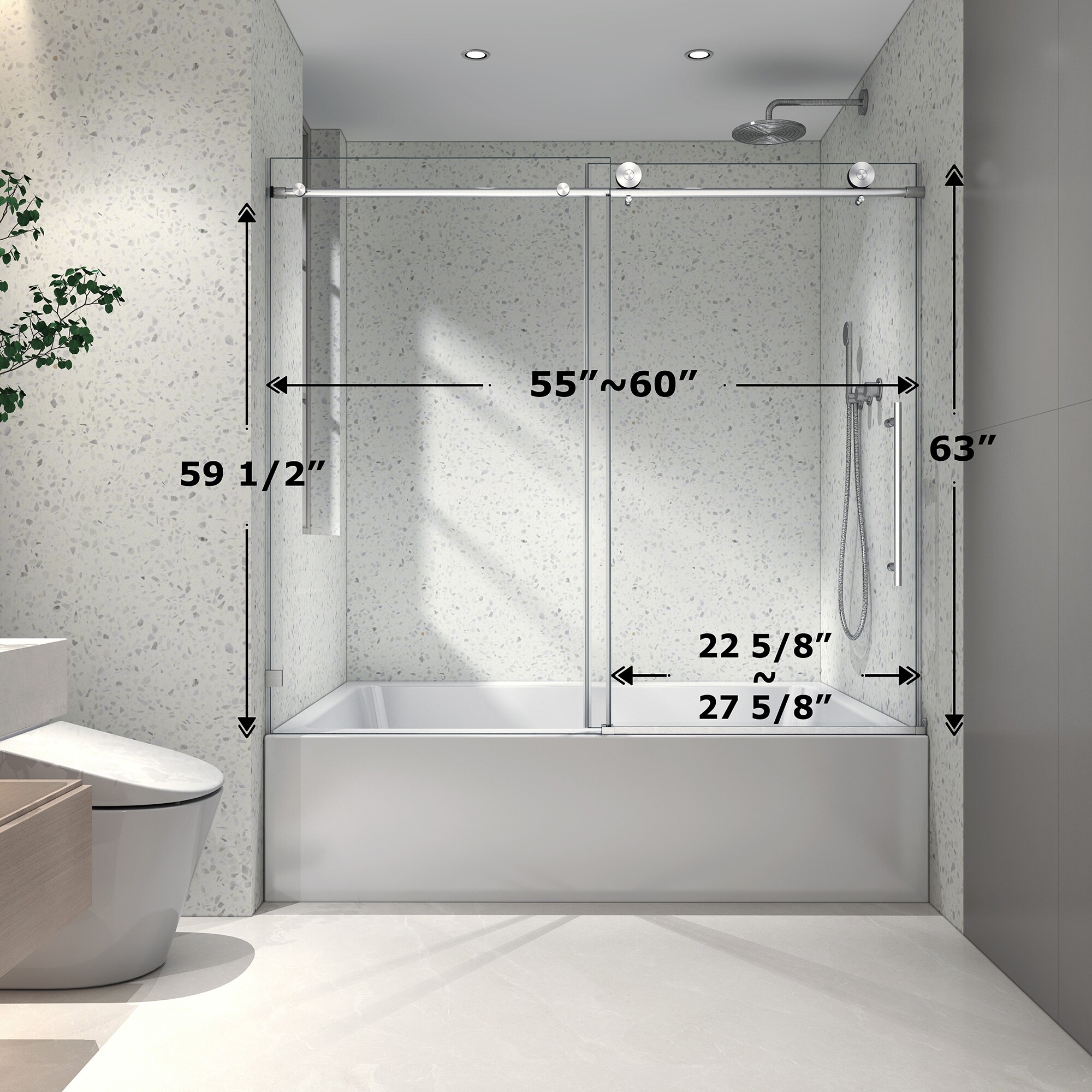 Loebelle TXXSSD06LB016 Bathtub-Doors - View #2