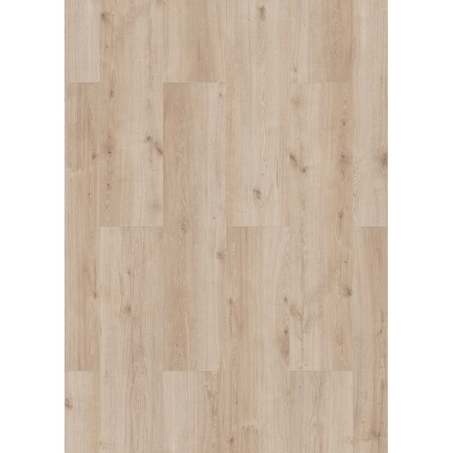 Allen Roth Sierra Pale Oak 8 Mm T X In W 50 L Water Resistant Wood Plank Laminate Flooring 23 92 Sq Ft Carton The Department At Lowes Com
