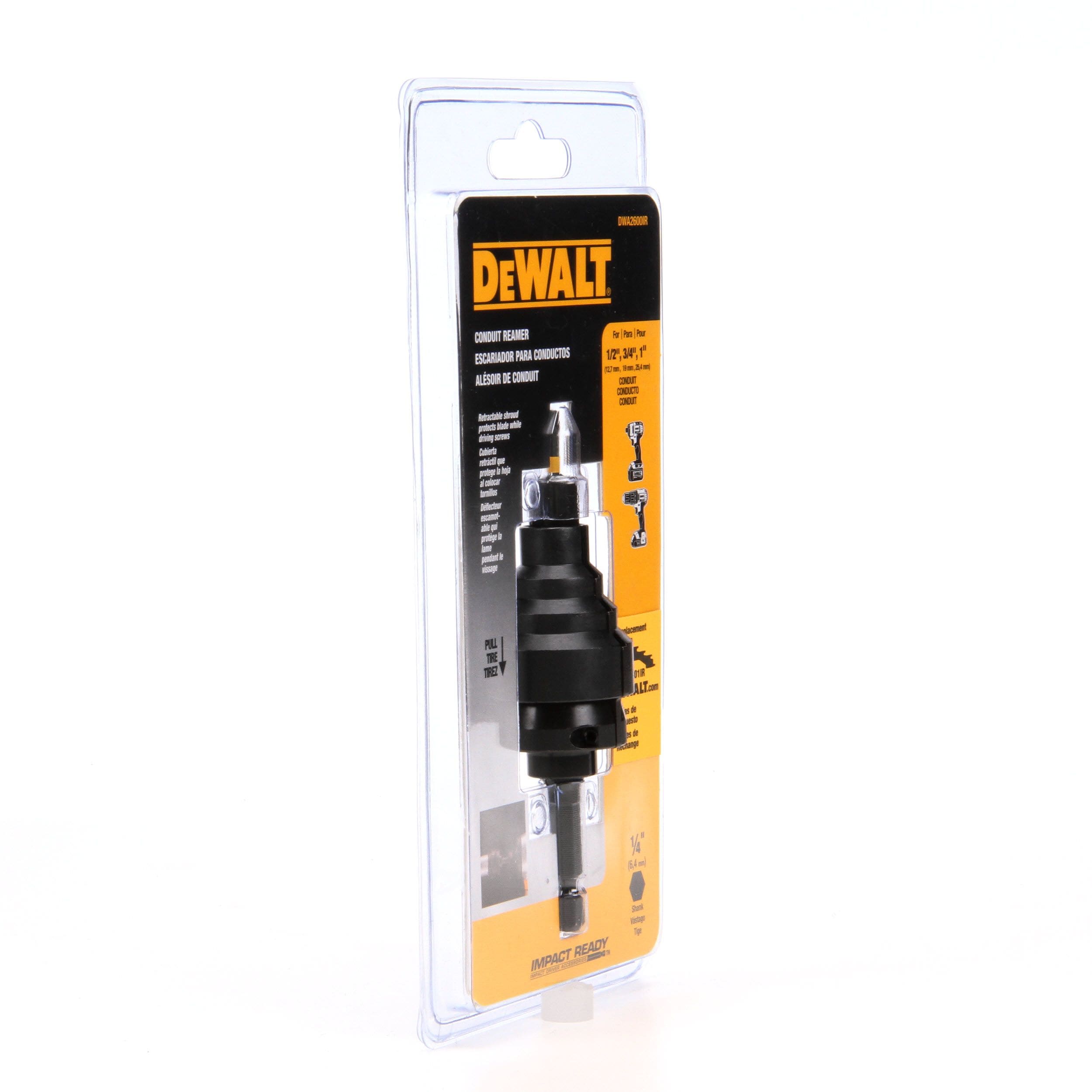 DEWALT Impact Ready 1 4 in x 1 in Conduit Reamer Impact Driver Bit