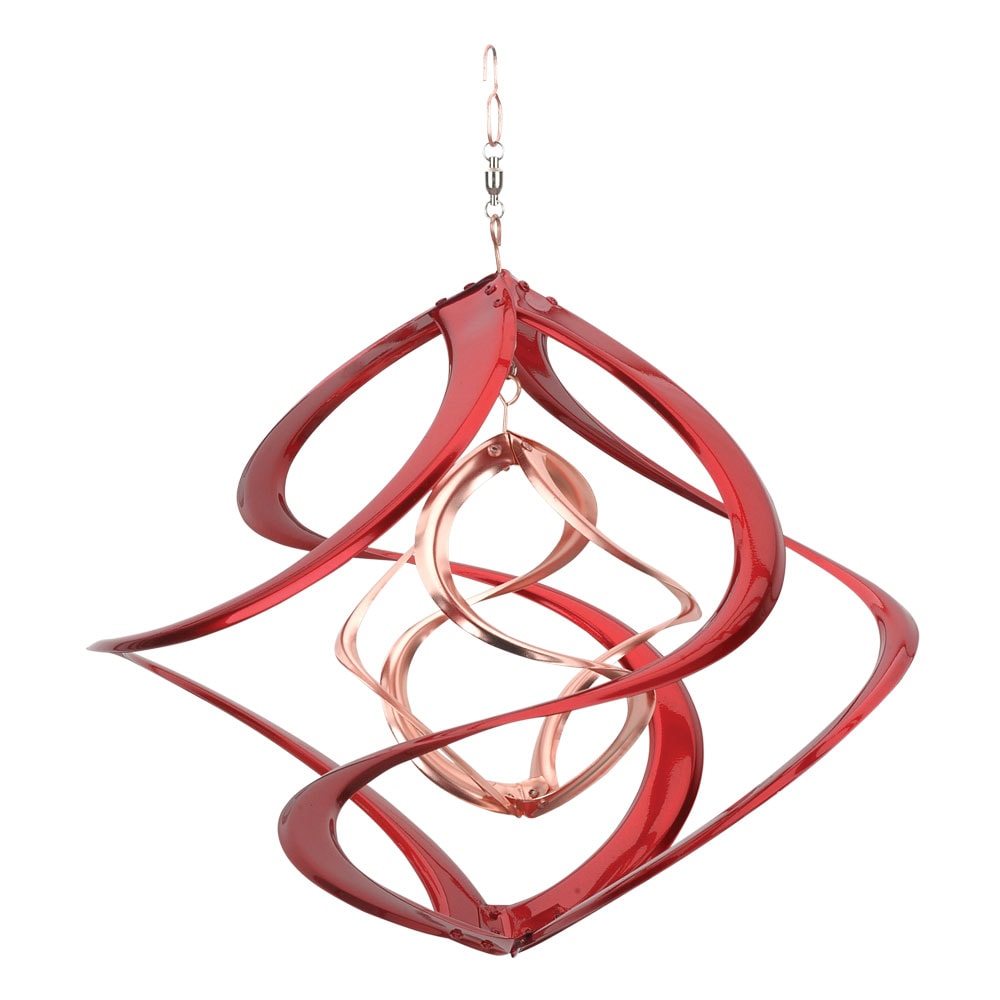 Sweda 8x 8 3D Hanging Star Wind Spinner Plastic, Americana