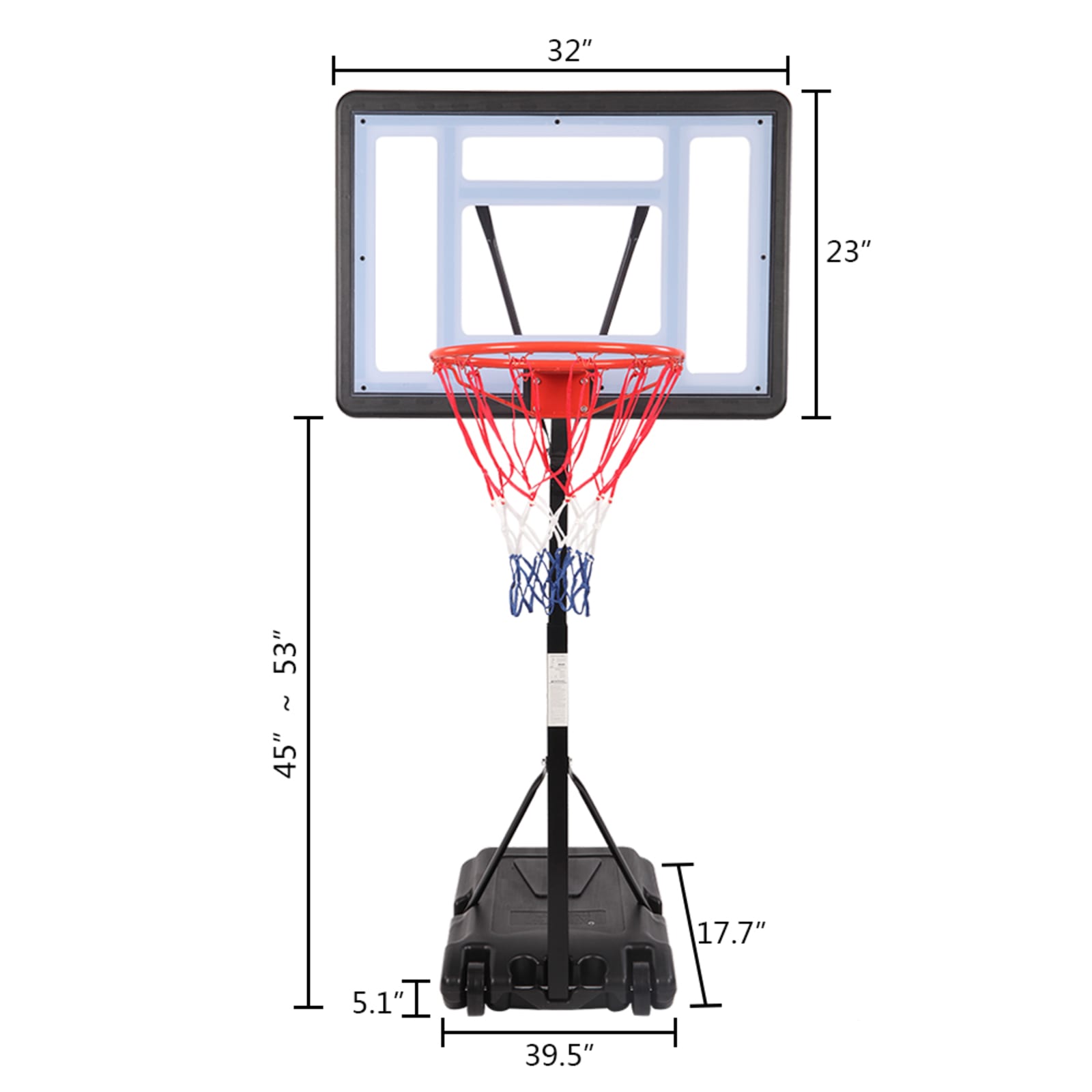 Bestcore LW114BCSY0641 Basketball-System - View #2