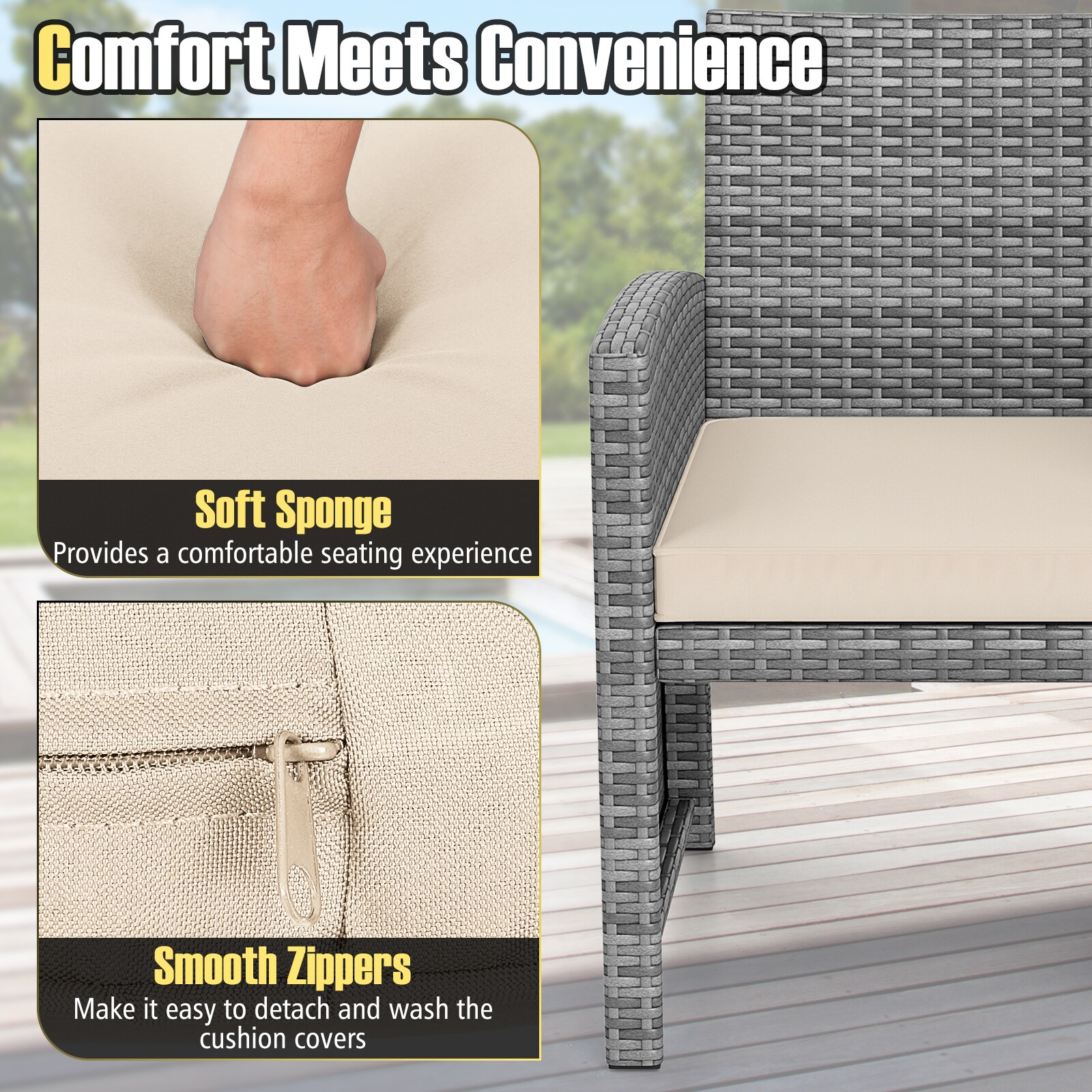 YERIVA O73636WHDH Patio-Conversation-Sets - View #8