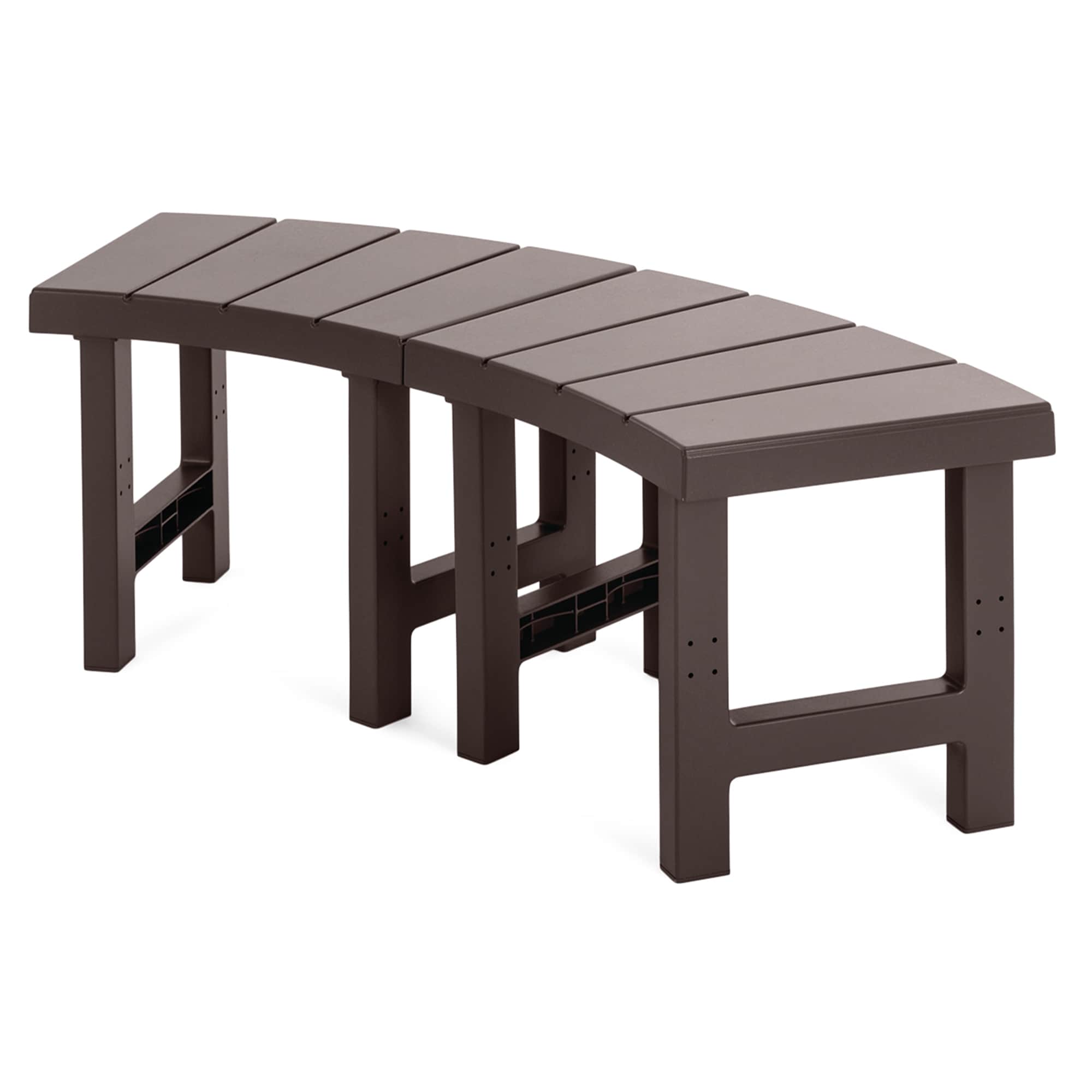 Intex  28514E 2 Medium PureSpa Accessories Benches Compatible with 4 Person Spas