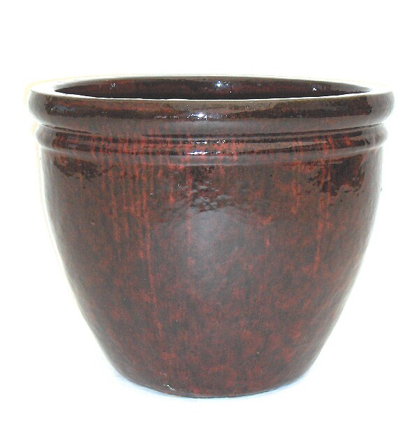  POTTERY 21-in W x 17-in H Multiple Colors/Finishes Ceramic Planter
