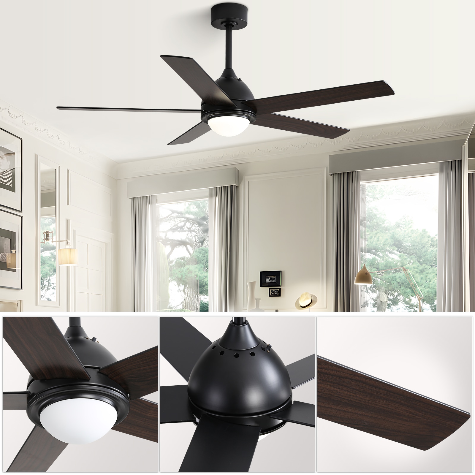 Sofucor LS-52K030-AC-BK Ceiling-Fans - View #6