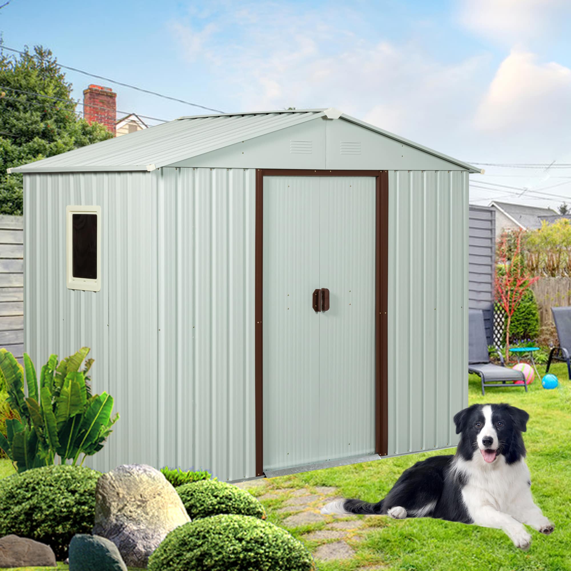 Xspracer ML-OS139 Metal-Storage-Buildings-Sheds - View #8