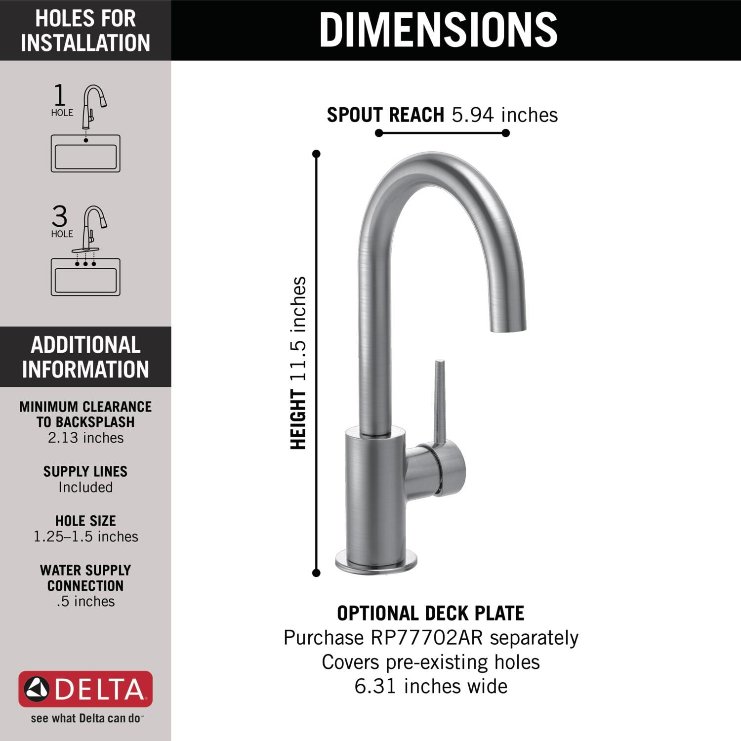 Delta 1959LF-AR Kitchen-Faucets - View #3