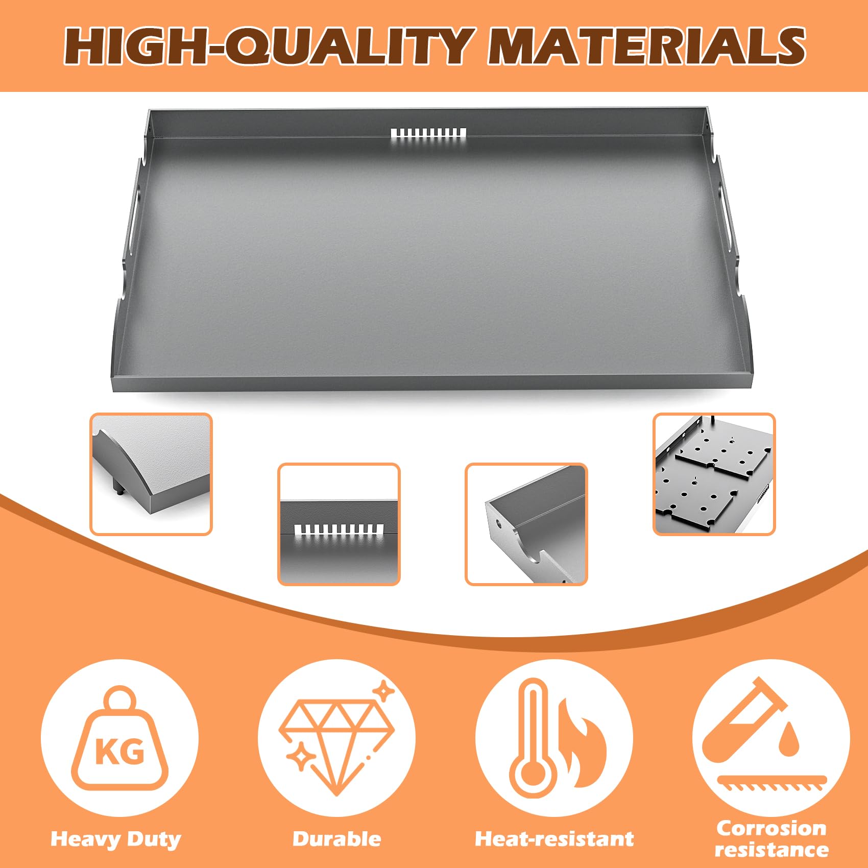 JVFCXXV LJV0708C012 Gas-Grill-Heat-Plates-Briq-Grates - View #5