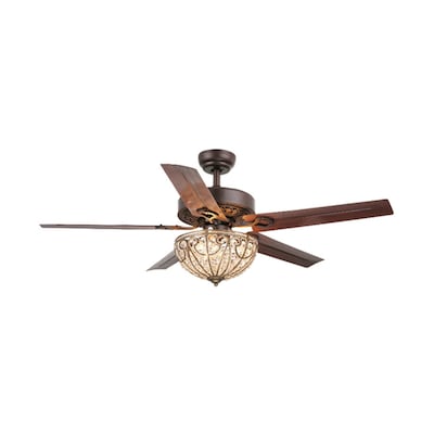 Bronze Indoor Ceiling Fan, Elegant Ceiling Fans With Light