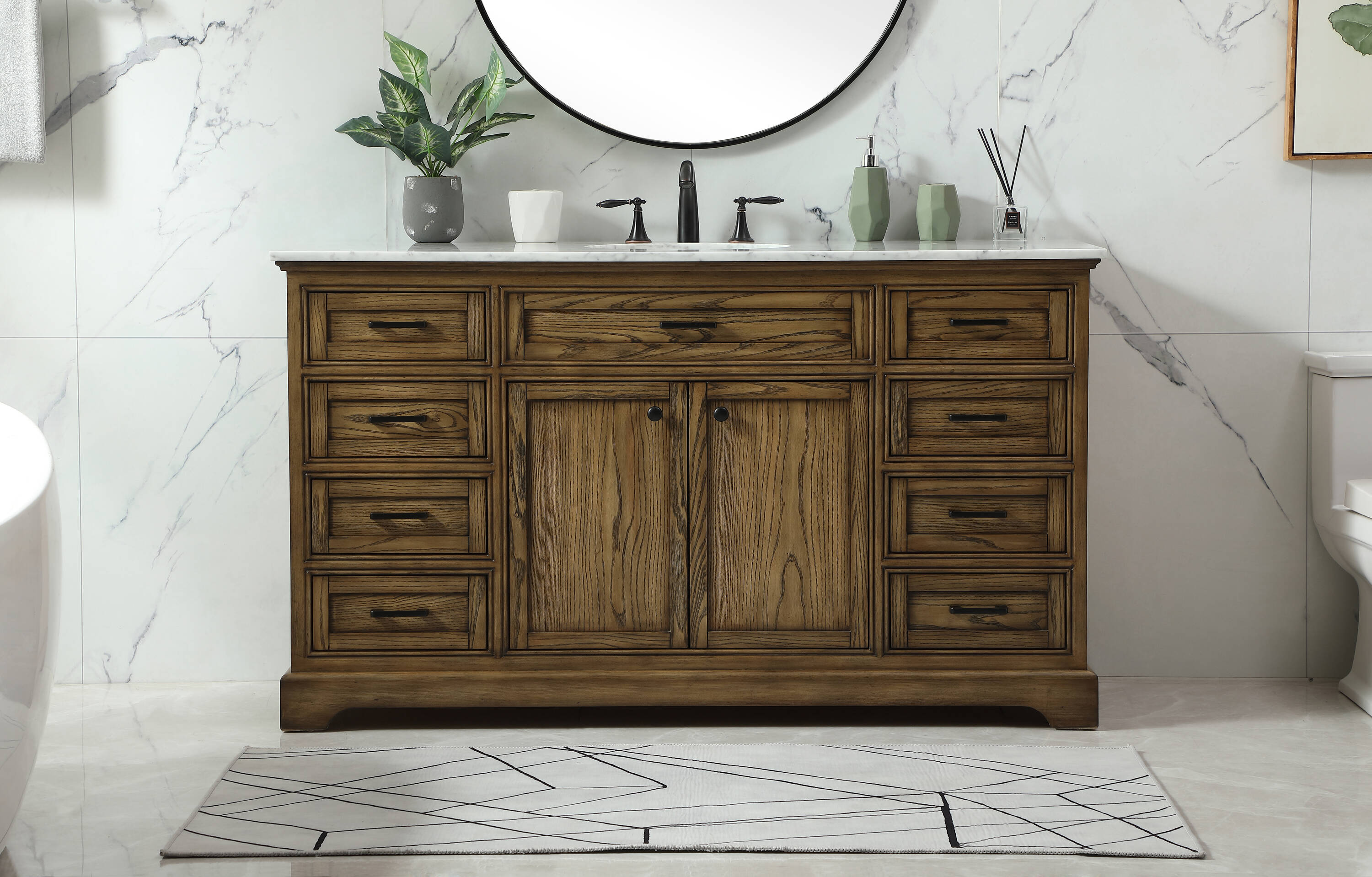 Elegant Decor HF45180DW Bath-Vanity-Combo - View #2