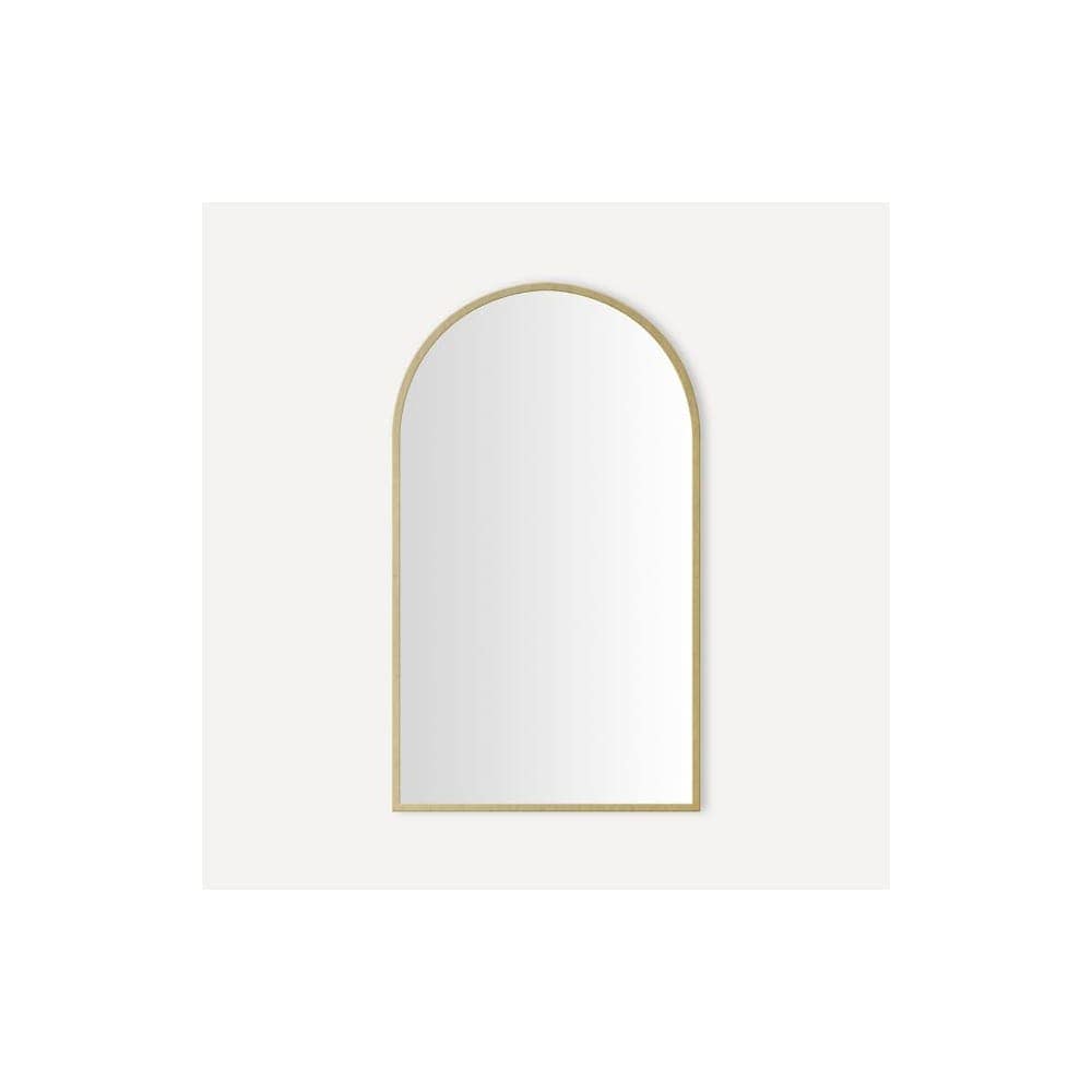 Robern  CM2033AR Craft Series 20 Inch W x 33 Inch H Traditional Arched Metal Framed Bathroom Wall Mirror