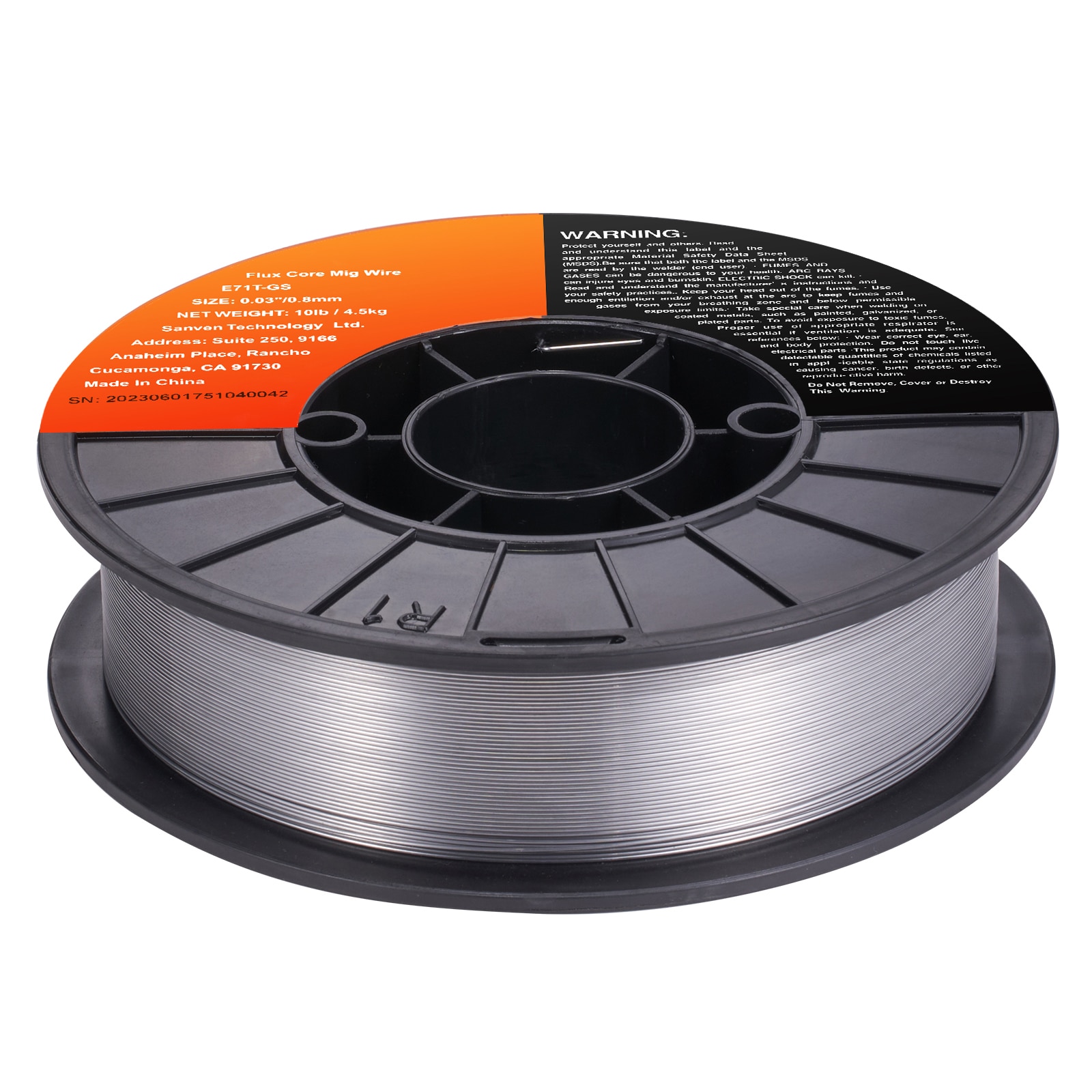 SVOPES SVOPESYXHSJMI05000V0 10-lb 0.030-in All positions Flux wire