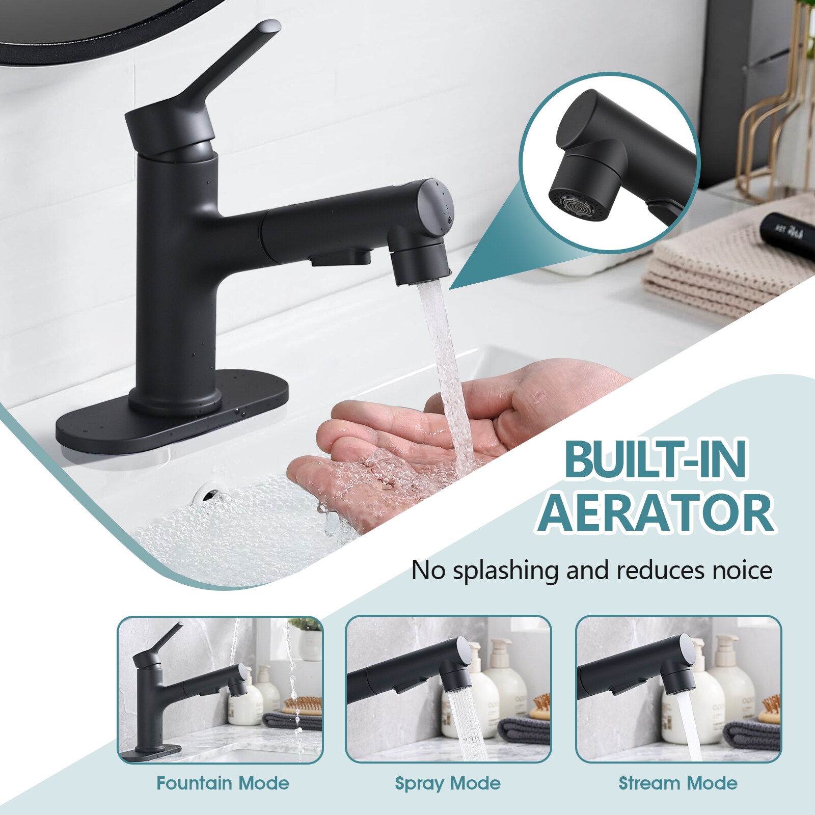 UCLIMAA UCM40108MB Lavatory-Faucets - View #4