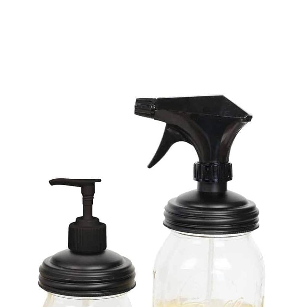 Lehman's reCAP Mason Jar Sprayer and Pump Cap - Regular Mouth - Made in The USA - Leak-Proof - Freezer-Proof
