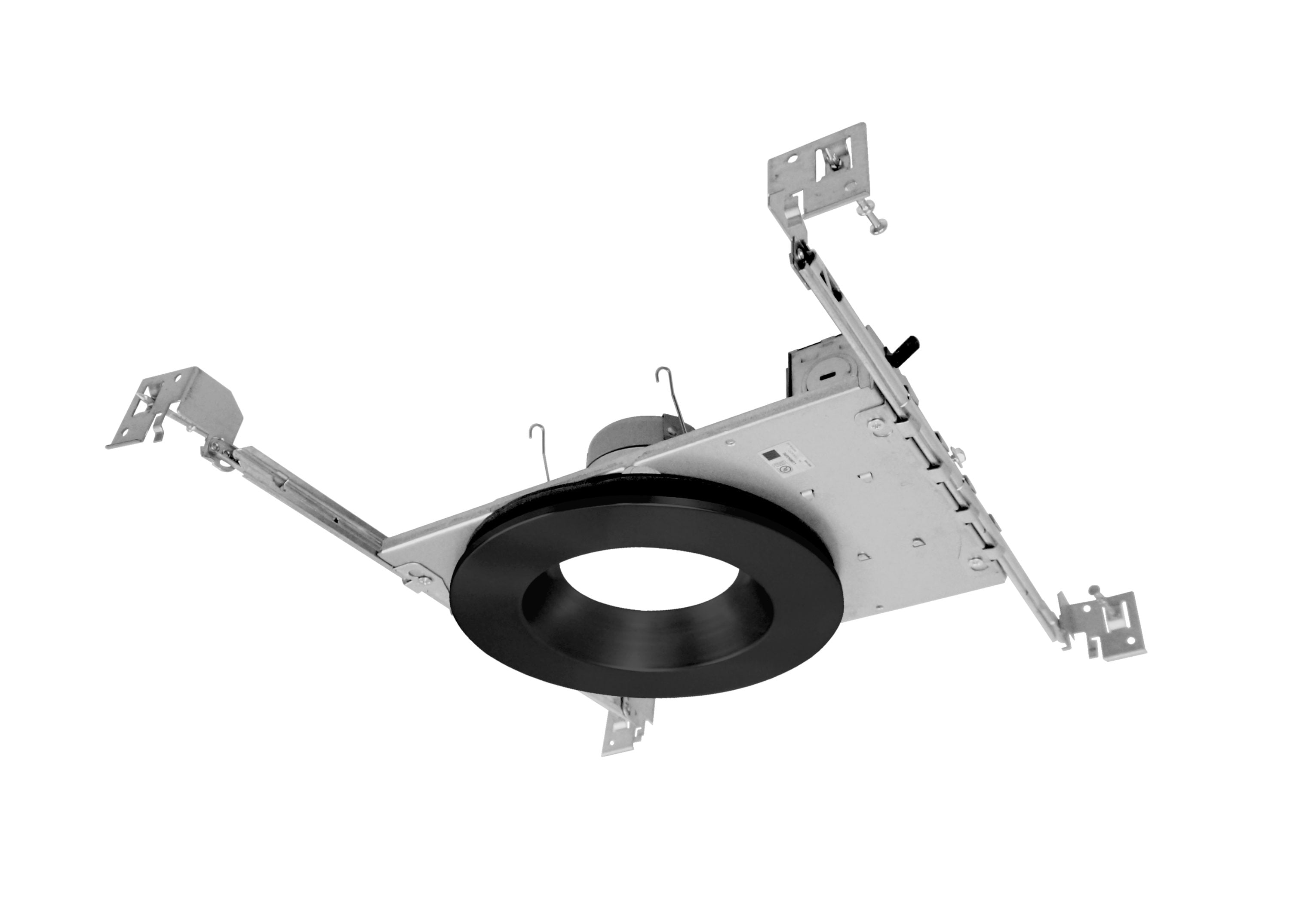 Nicor Lighting DLR565SYS083KBK DLR5608 System 6-in LED New construction Black Airtight IC Open Recessed Light Kit