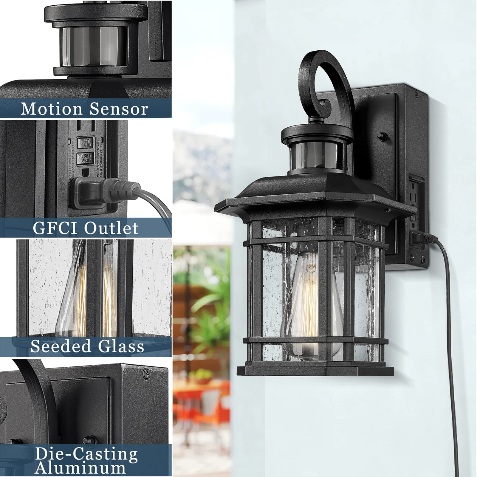 LTMATE LSZW40B2-SE-G BK Outdoor-Wall-Lighting - View #2
