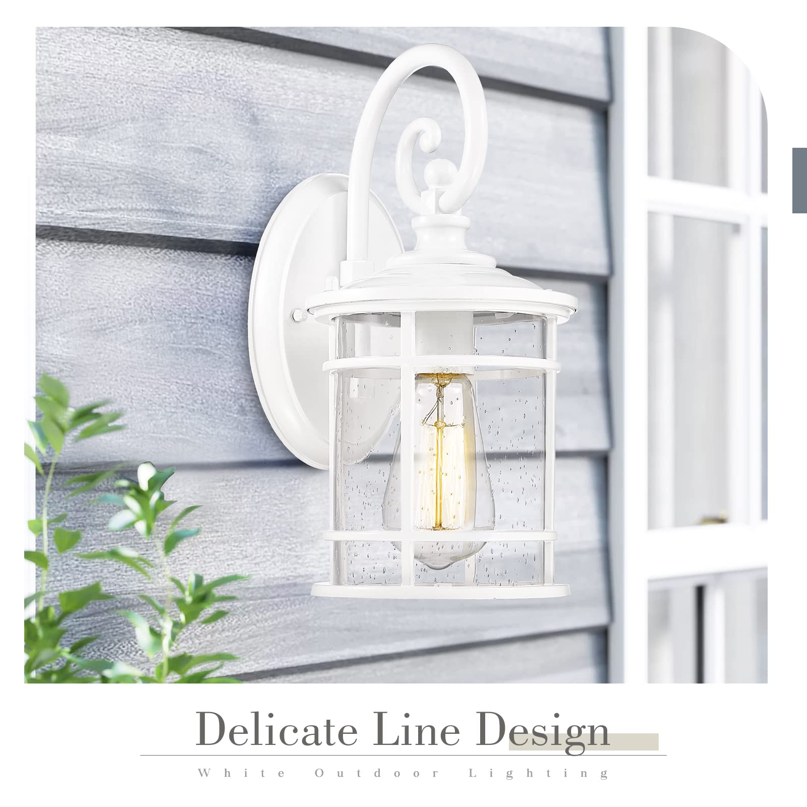 LTMATE LSXE229B-S-2PK WH Outdoor-Wall-Lighting - View #4
