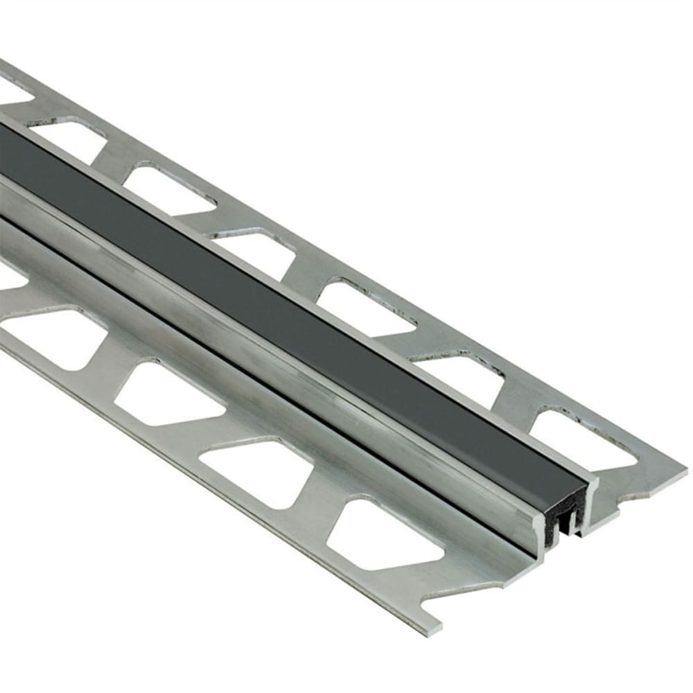 Schluter Systems AKSN160GS Dilex-KSN 0.625-in W x 98.5-in L Black Aluminum Tile Edge Trim