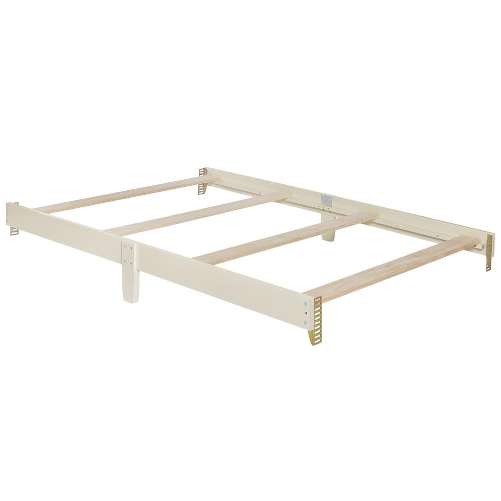 Universal French White Full Size Bed Rail (1-Pack) - Convertible & Easy to Attach - Fits Most Cribs in Off-White | - Dream On Me 849-FW