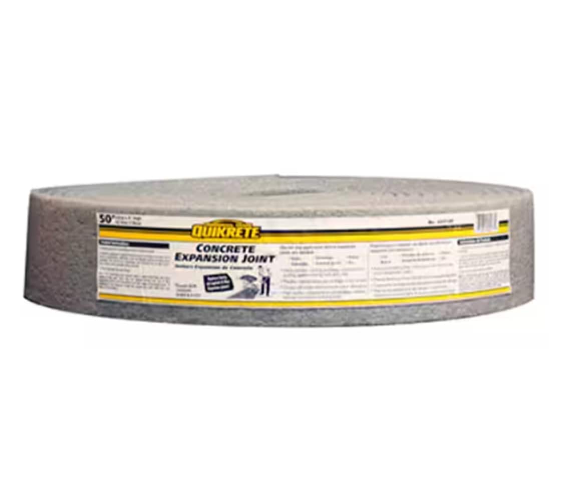 QUIKRETE 697105 0.5-in x 4-in x 50-ft Expansion Joint Cellulose Concrete Expansion Joints