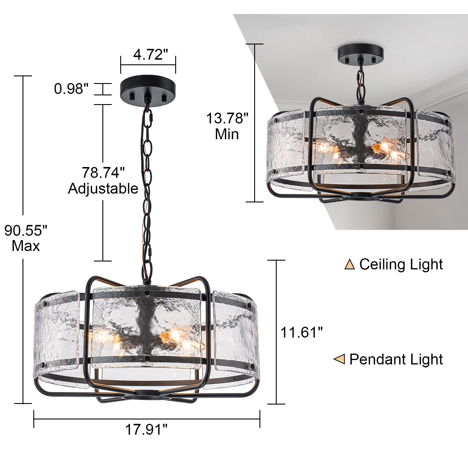 LLHZSY CL-1072923 Pendant-Lights - View #2