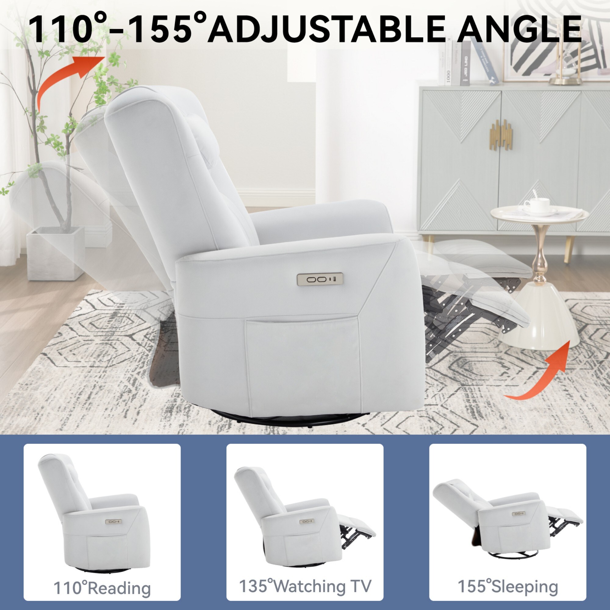 Boyel Living BL-CM808BG recliners - View #11