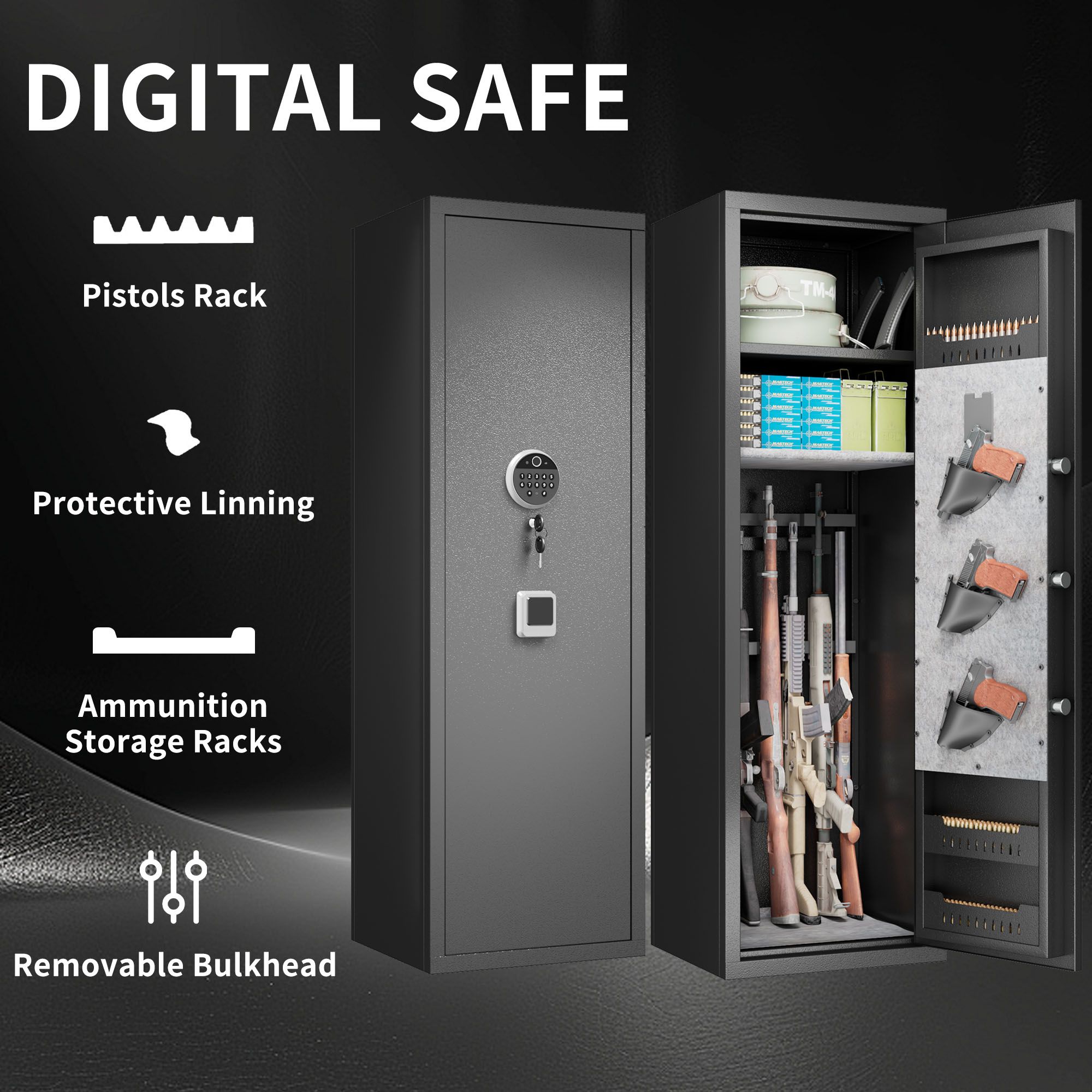 XDeer C-D0102HAB7UT-DOBA Gun-Safes - View #3