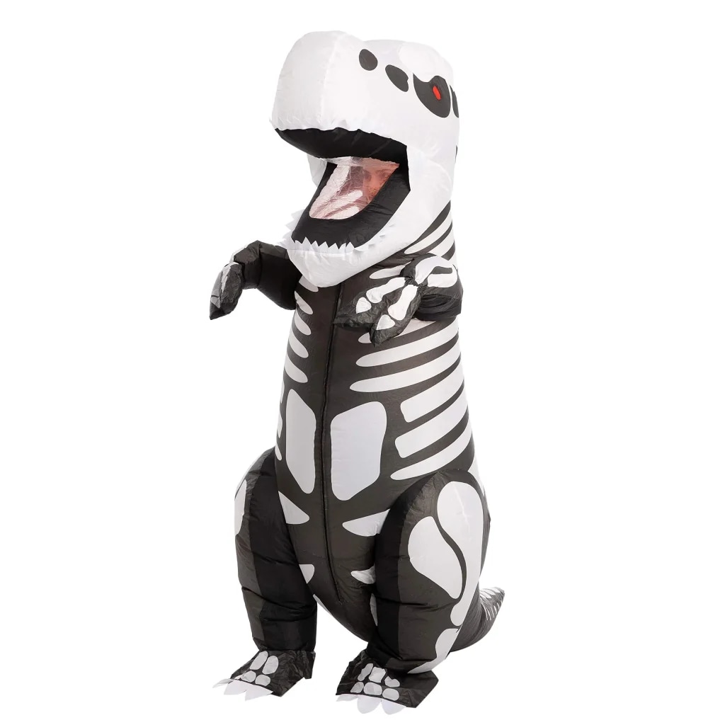 Syncfun Adult Inflatable Skeleton Dinosaur Costume 20338 At 9404