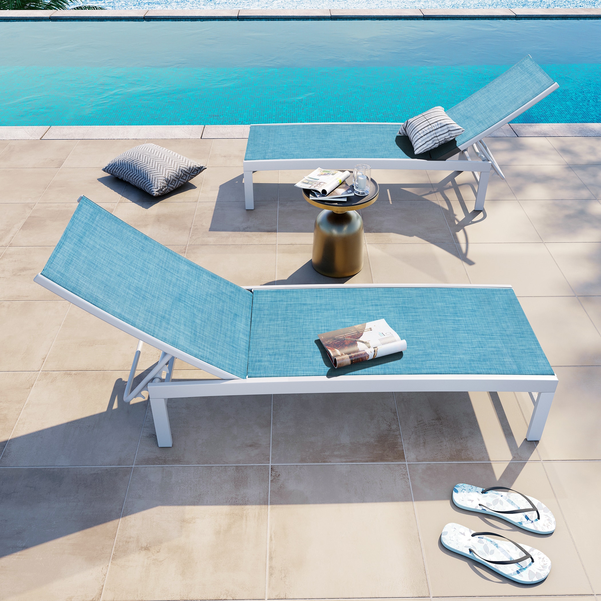 Crestlive Products CL-LG006BLU-2PC Patio-Chairs - View #2