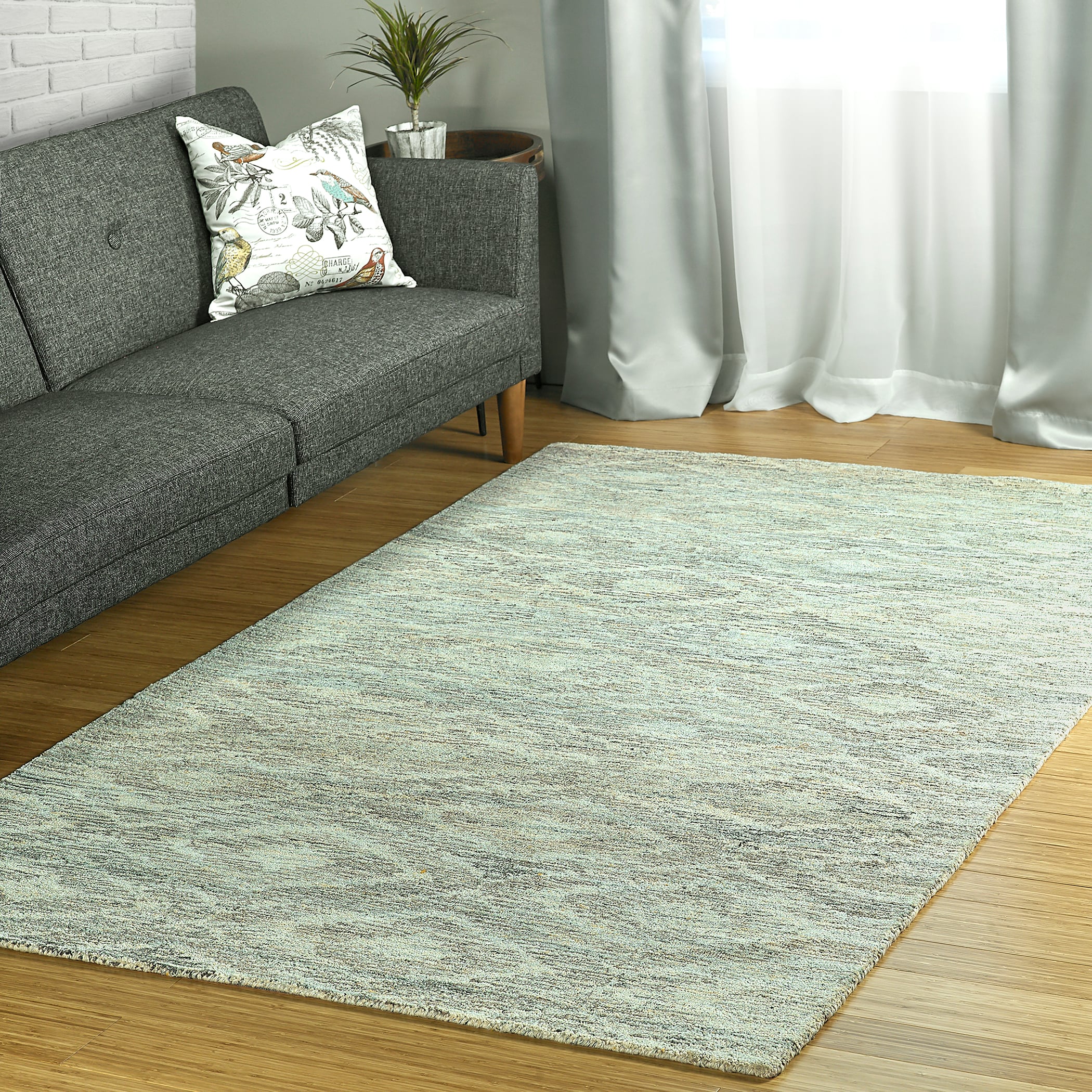 Linenspa 4 ft. x 6 ft. Rectangle Interior Non-Slip Felt Grip 1/4 in. Thickness Rug Pad