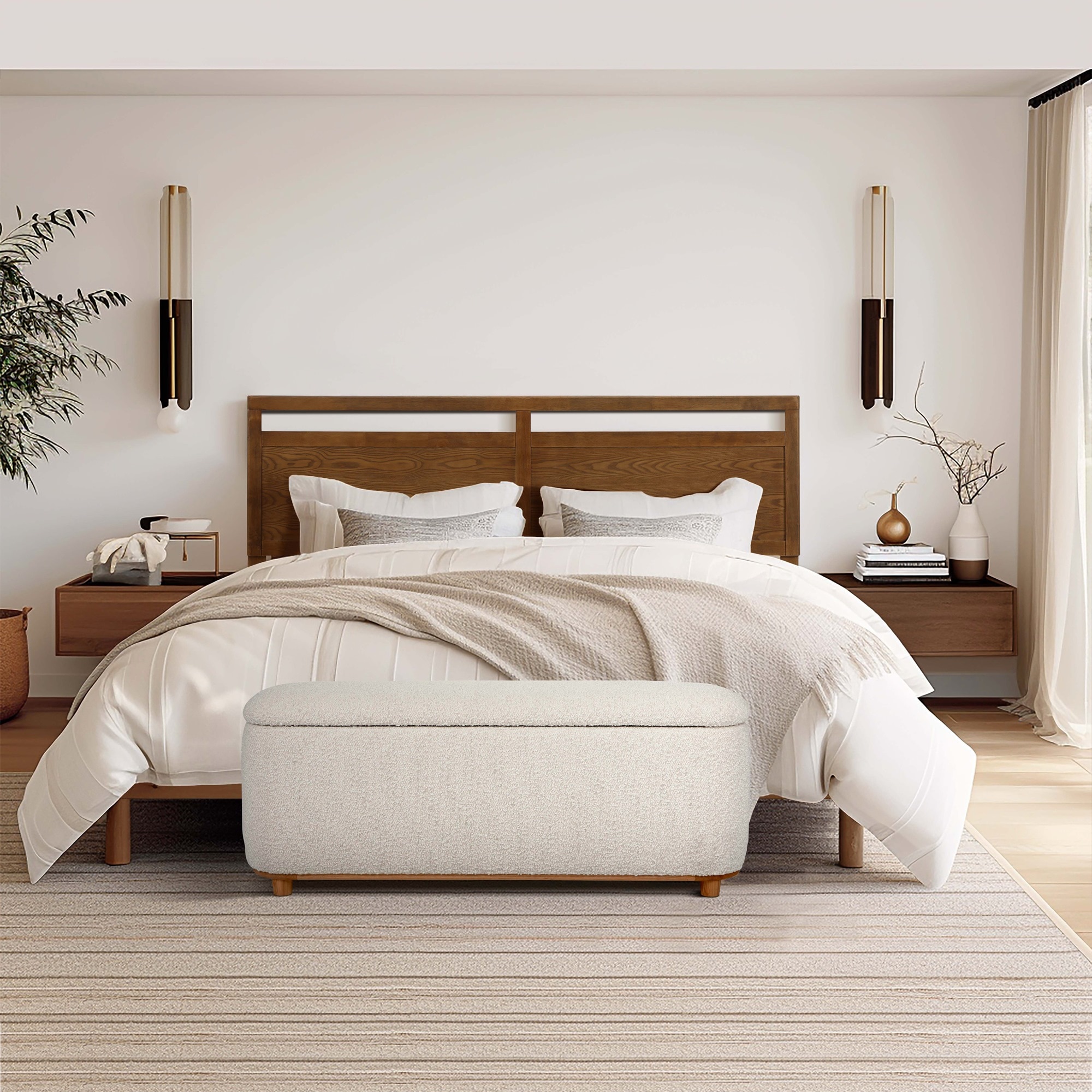 LuxenHome WHIF1884 Upholstered-Headboards - View #6