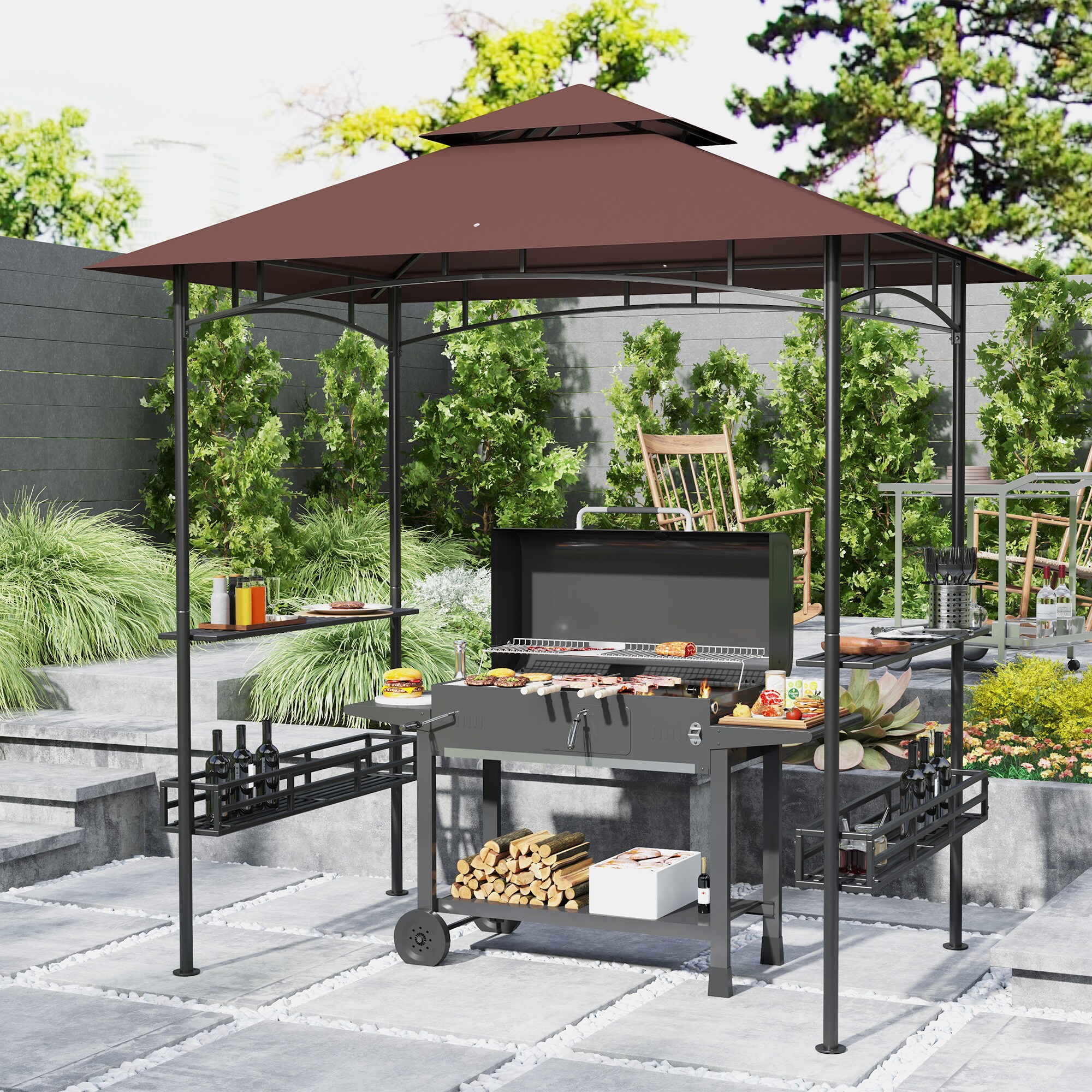 LUXEYARD DS-M-BAC06900 Wood-Resin-Gazebos - View #3