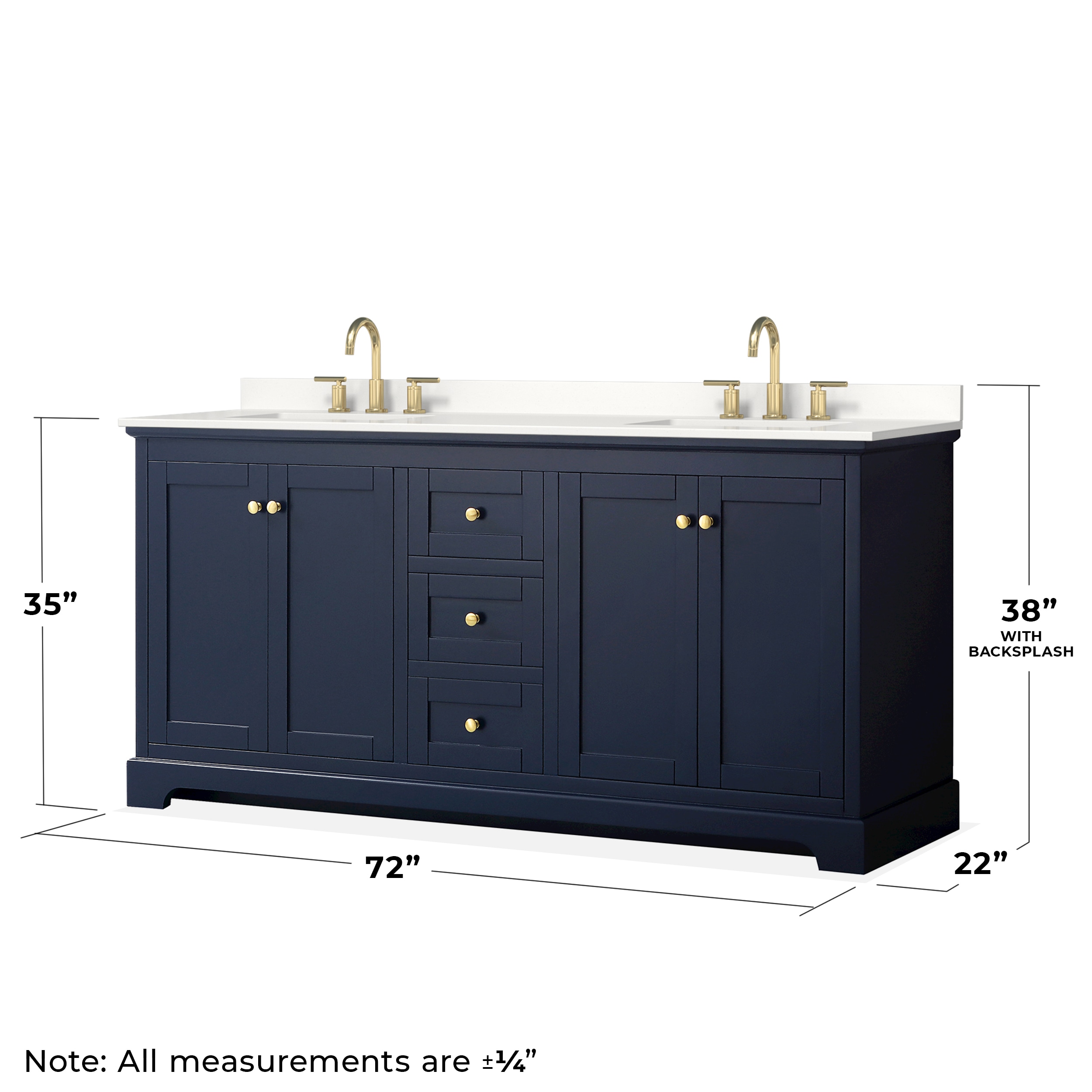 Wyndham Collection WCV232372DBLWQUS3MXX Bath-Vanity-Combo - View #5