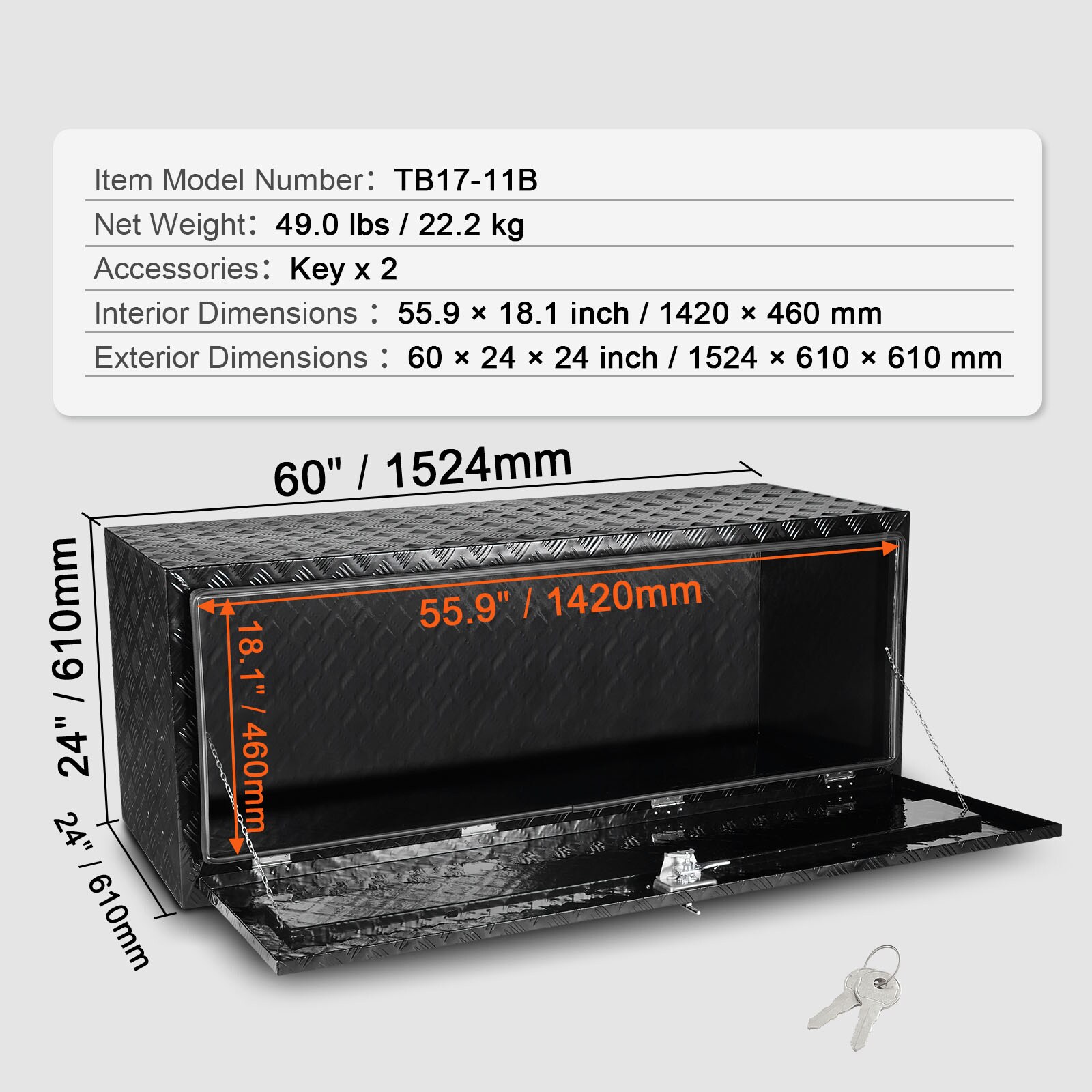 VEVOR SCCDKCGJX26006686V0 Truck-Tool-Boxes - View #7
