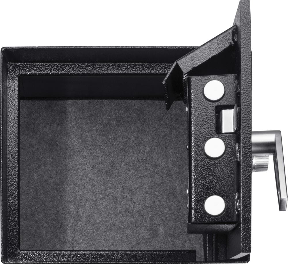 Barska Black Steel Combination Lock Floor Safe with Protective Mat