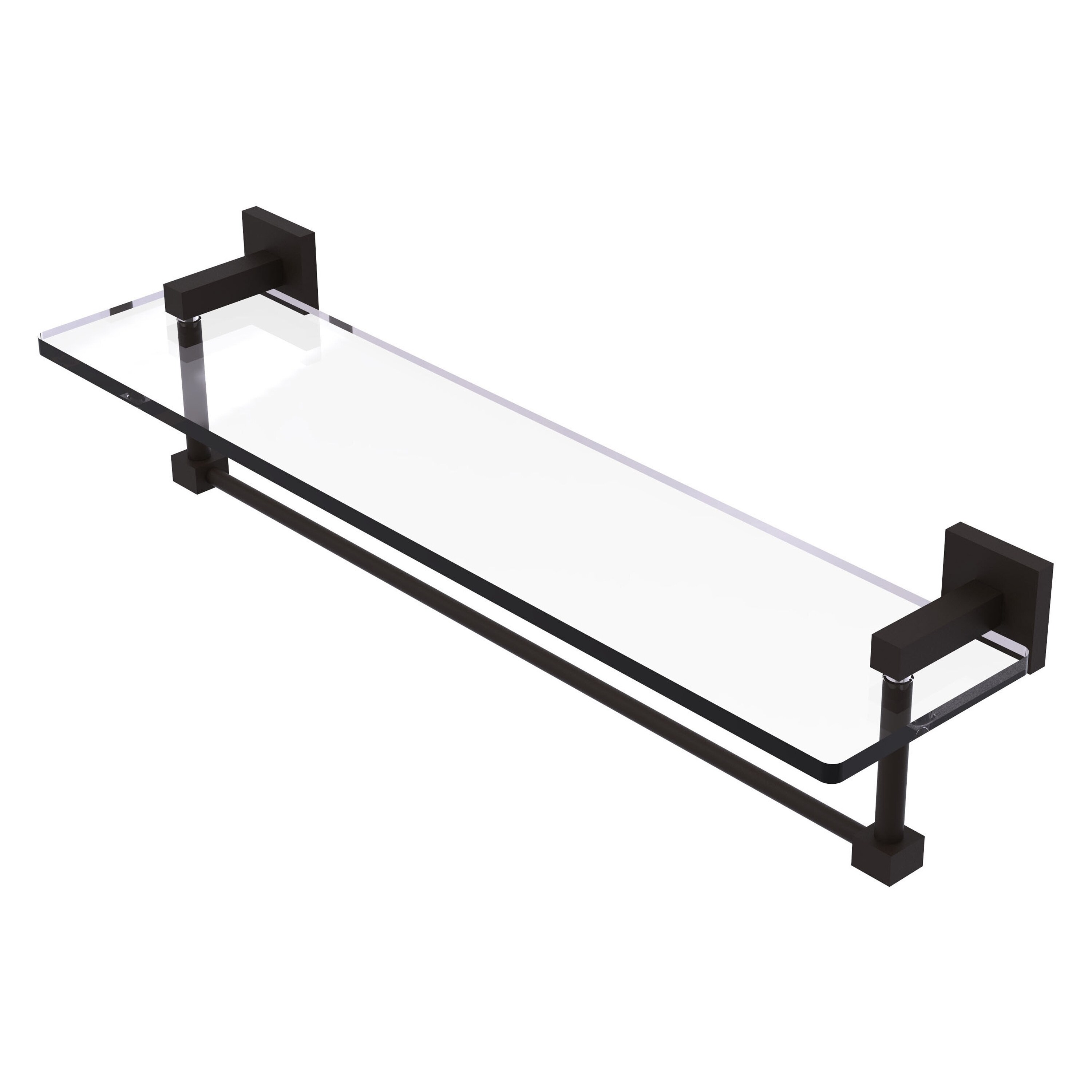Allied Brass MT-1-22TB-ORB Montero Oil-rubbed Bronze Wall mount Bathroom Shelf ( 22-in x 5.3-in x 5-in )