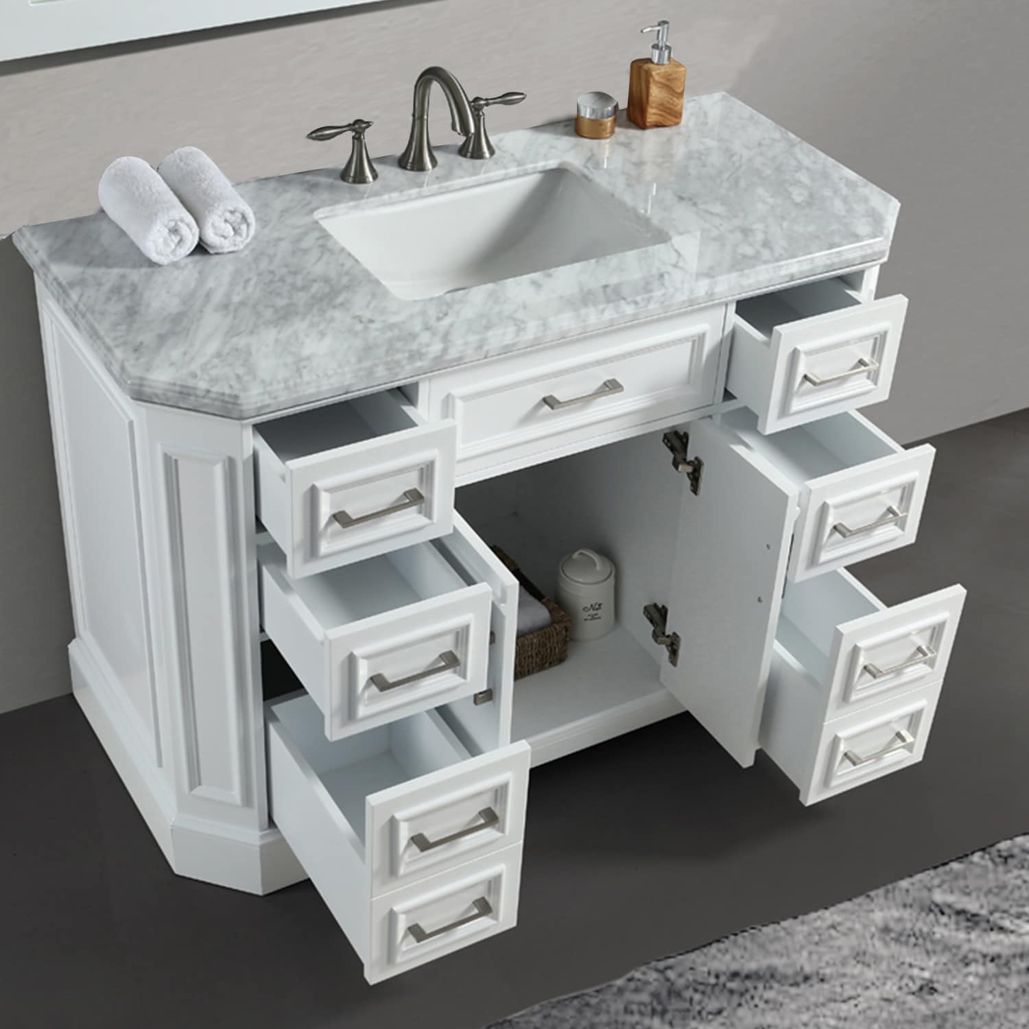 Eviva EVVN188-48WH Bath-Vanity-Combo - View #2