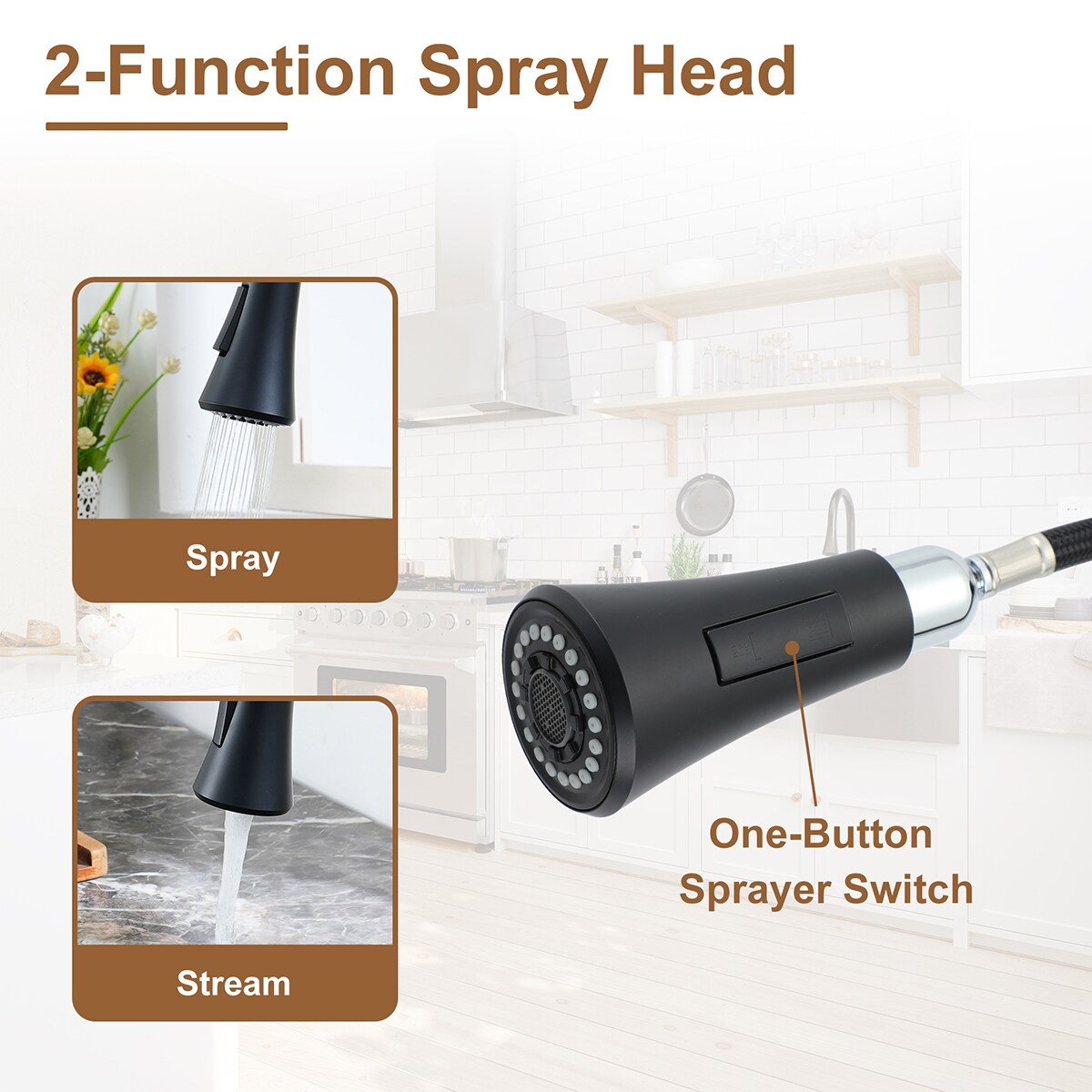 Mondawe OR-F6MB02-DG Kitchen-Faucets - View #8