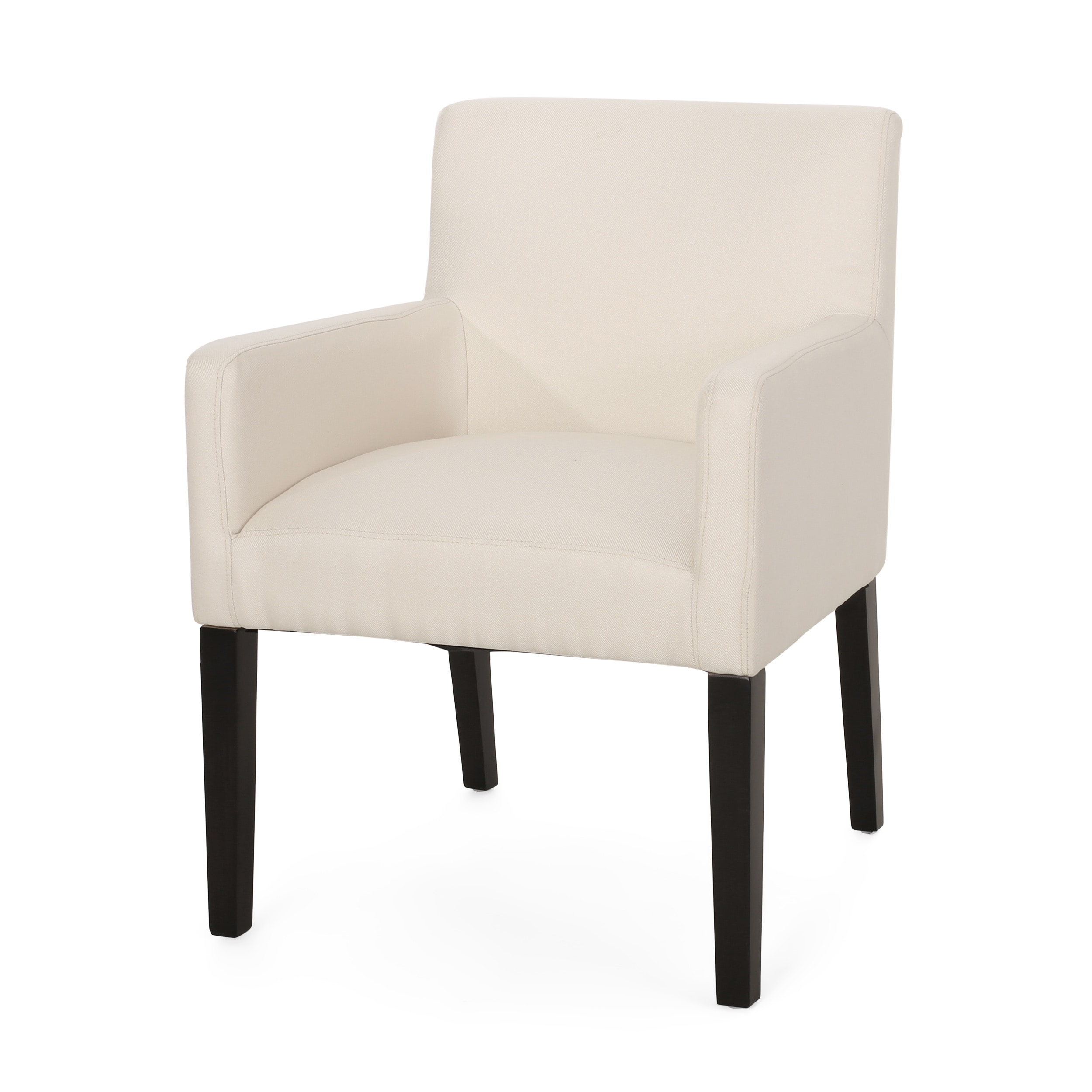 Best Selling Home Decor 313933 Clare Modern Beige and espresso Accent Chair