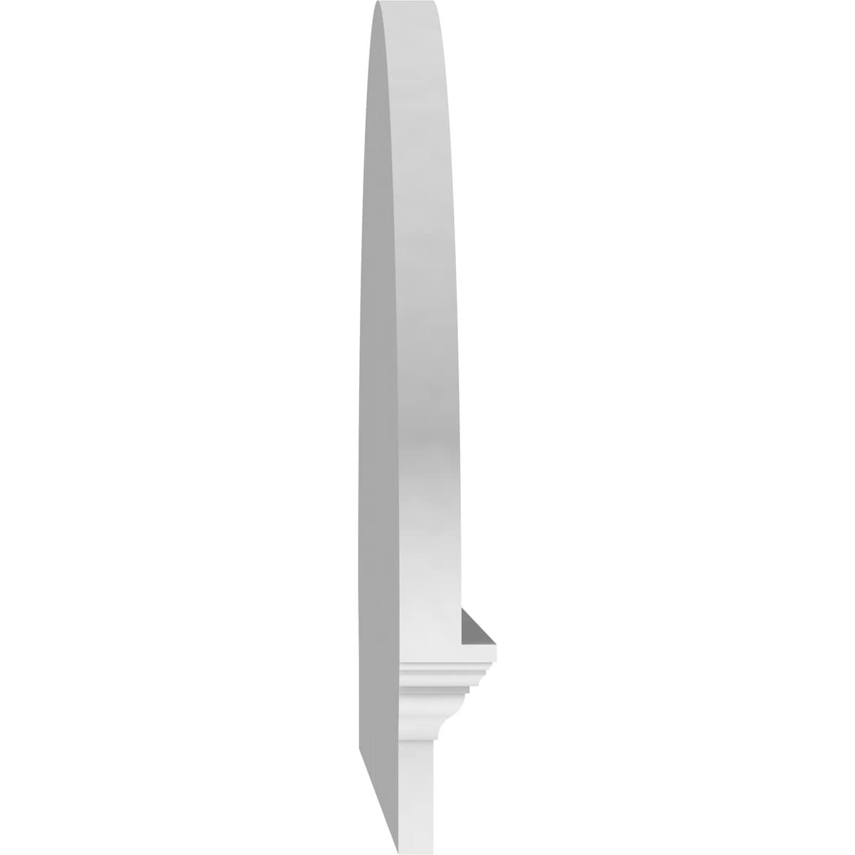 Ekena Millwork PEDPC074X255ELL03 Exterior-Window-Trim - View #4