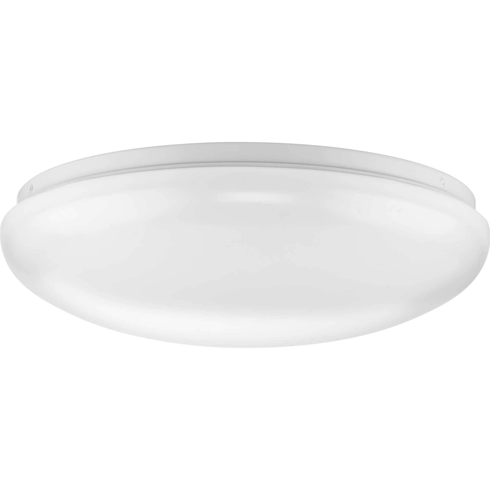 Progress Lighting P810026-030-30 Cloud 1-Light 13.75-in White LED Flush Mount Light ENERGY STAR