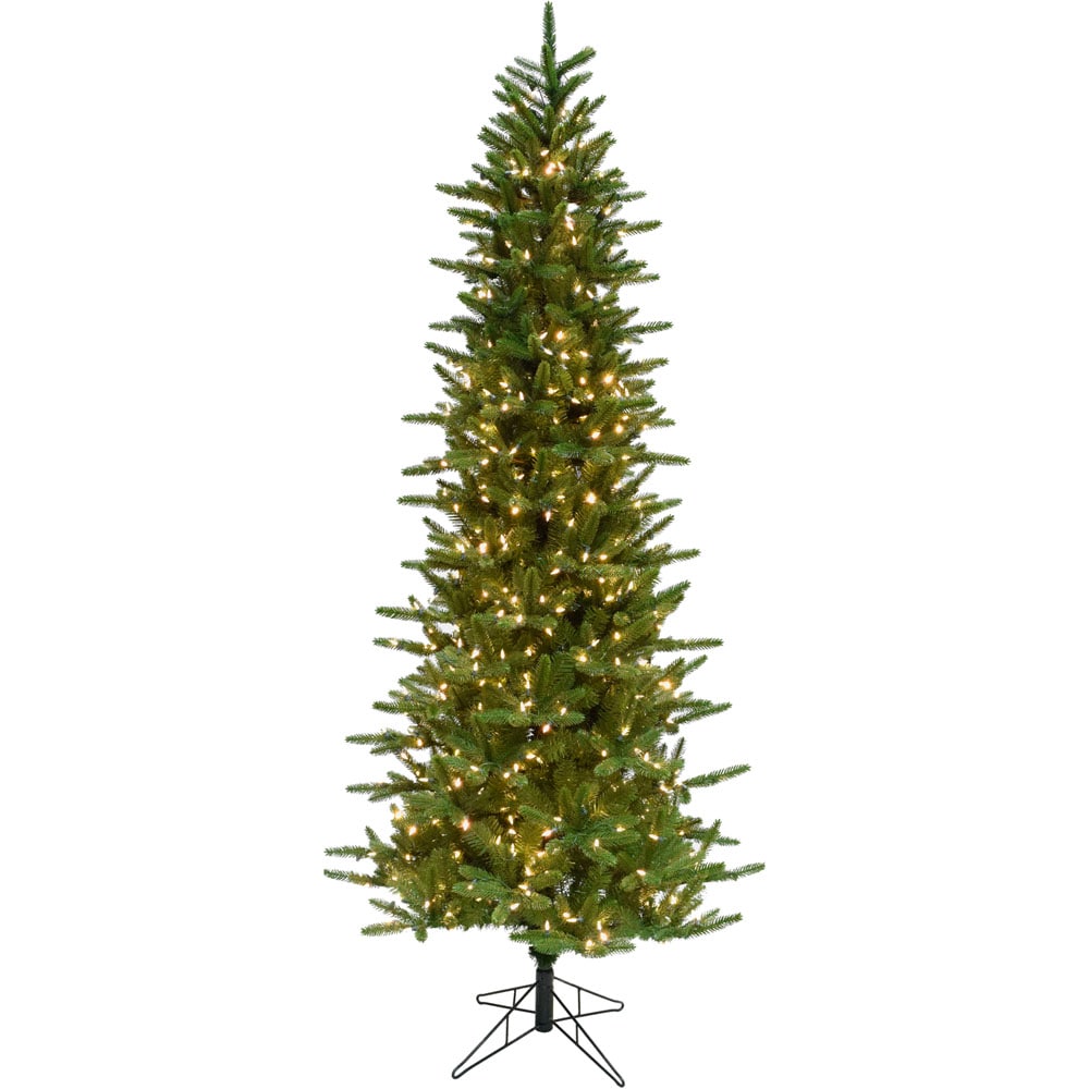 CHRISTMAS TREE WITH POT.3FT.35 CLEAR LIGHTS.78 FLAME RETARDANT PVC TIPS.SMART 