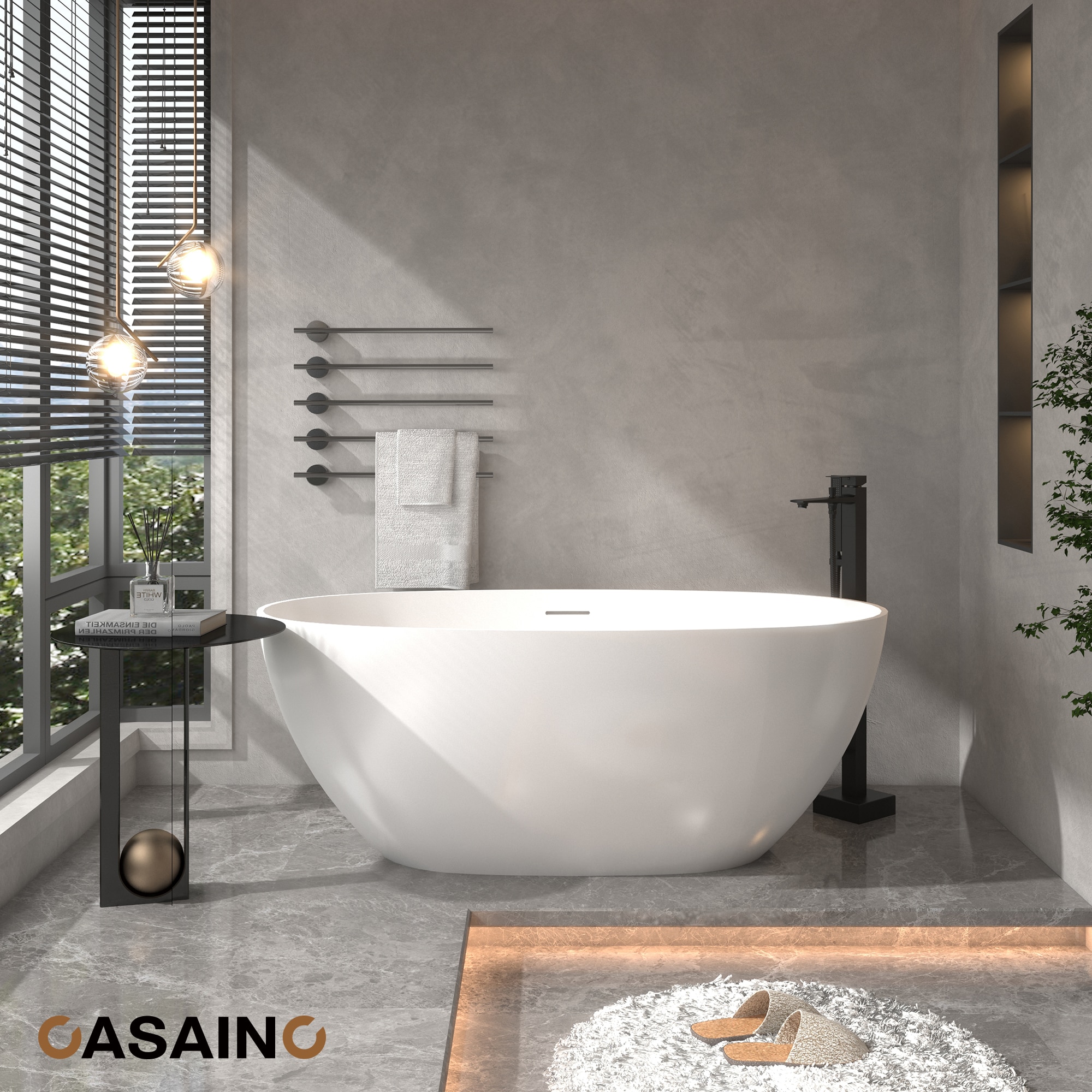 CASAINC CASA01MB-10 Roman-Tub-Faucets - View #2