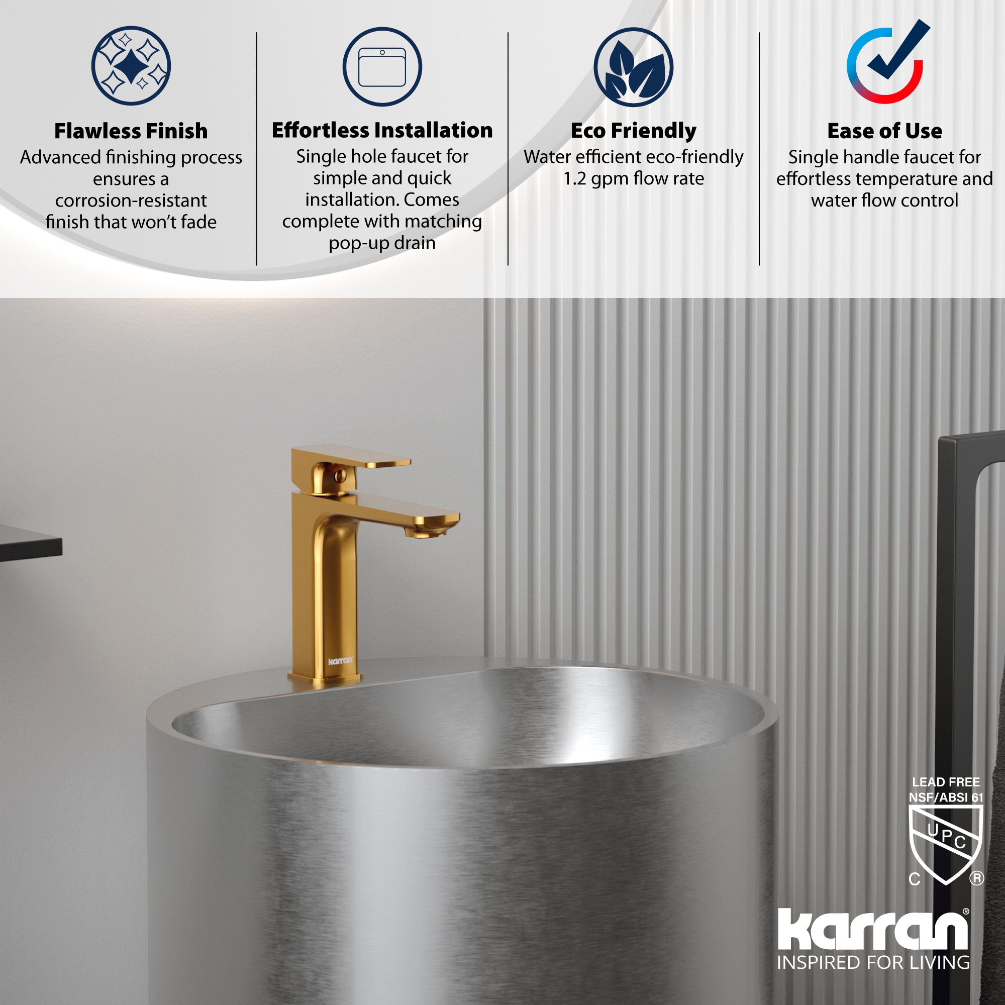 Karran KBF510G Lavatory-Faucets - View #6