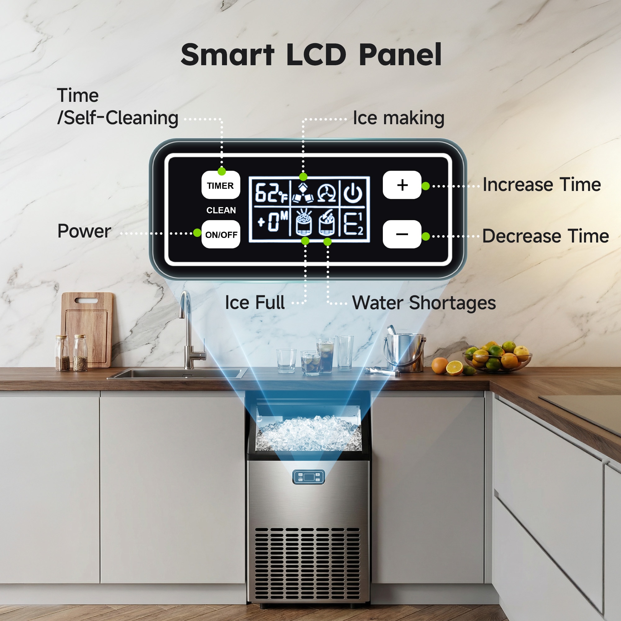 SIMZLIFE CIM001-100BS-S-LS-SC Ice-Makers - View #10