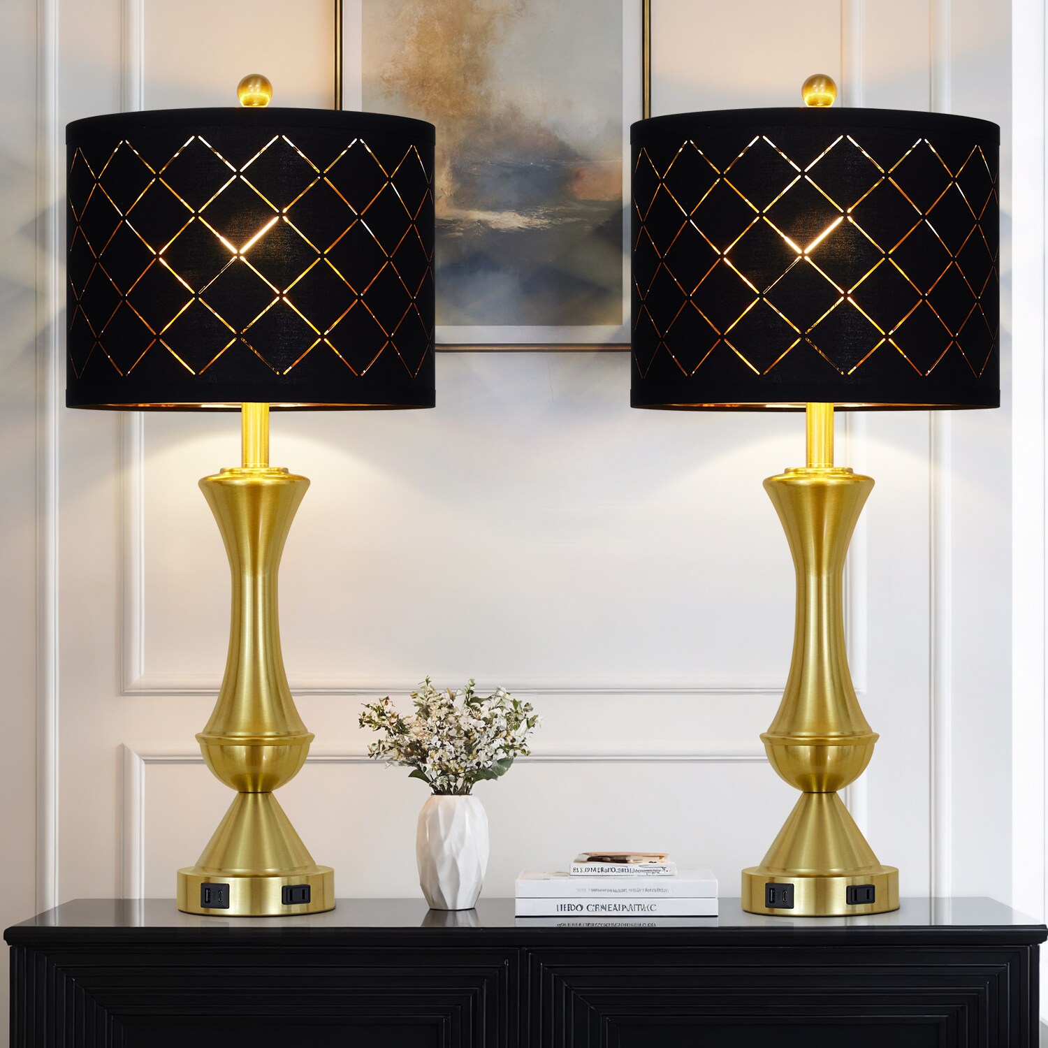 UrFurnishings TD-878 Table-Lamps - View #7