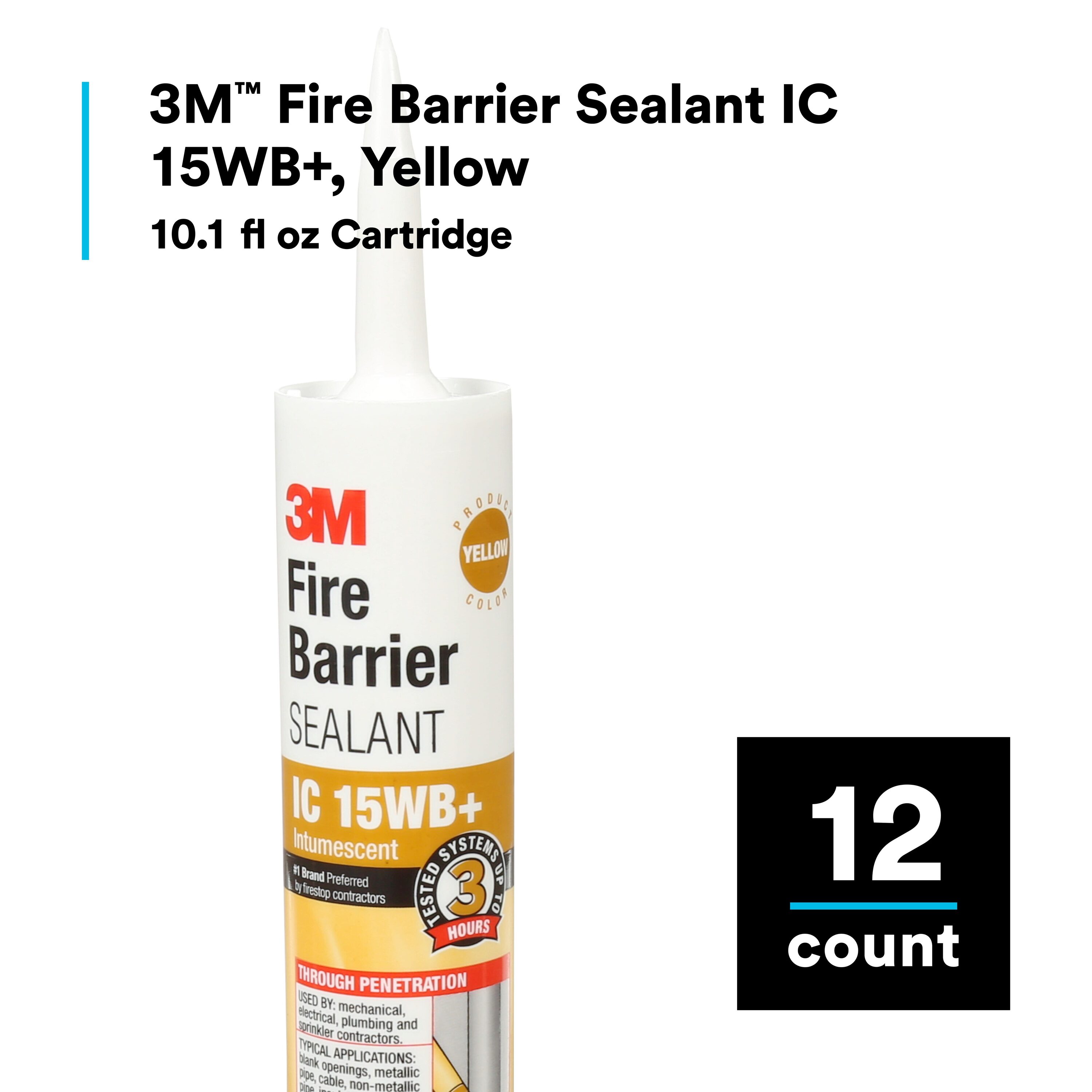 3M Fire Barrier Sealant IC 15WB+ 1.88-in To 1.88-in Dia X 11.25-in To ...