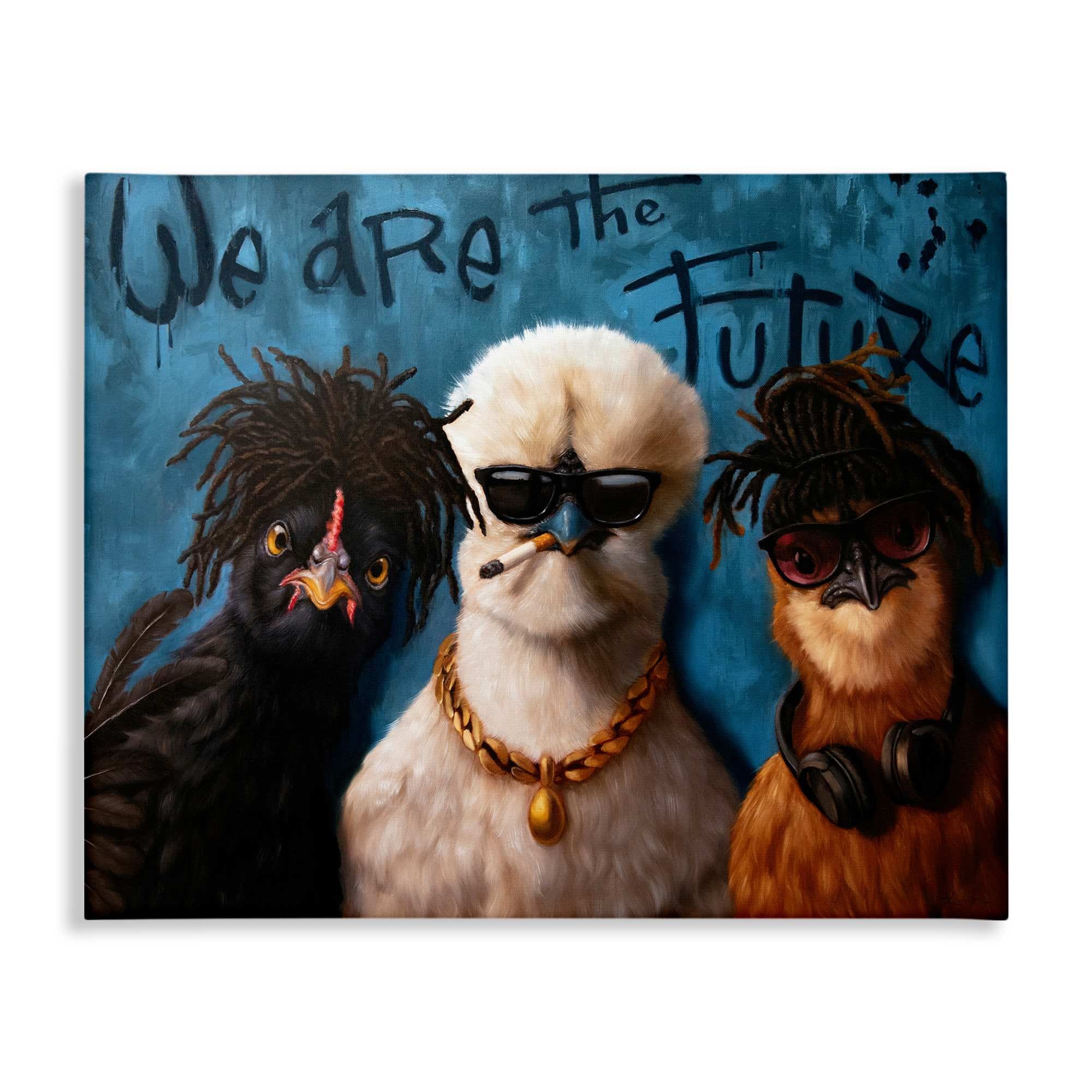 Stupell Industries BS-780-CN-30X40 We Are The Future Birds Canvas Wall Art By Lucia Heffernan 40 x 30